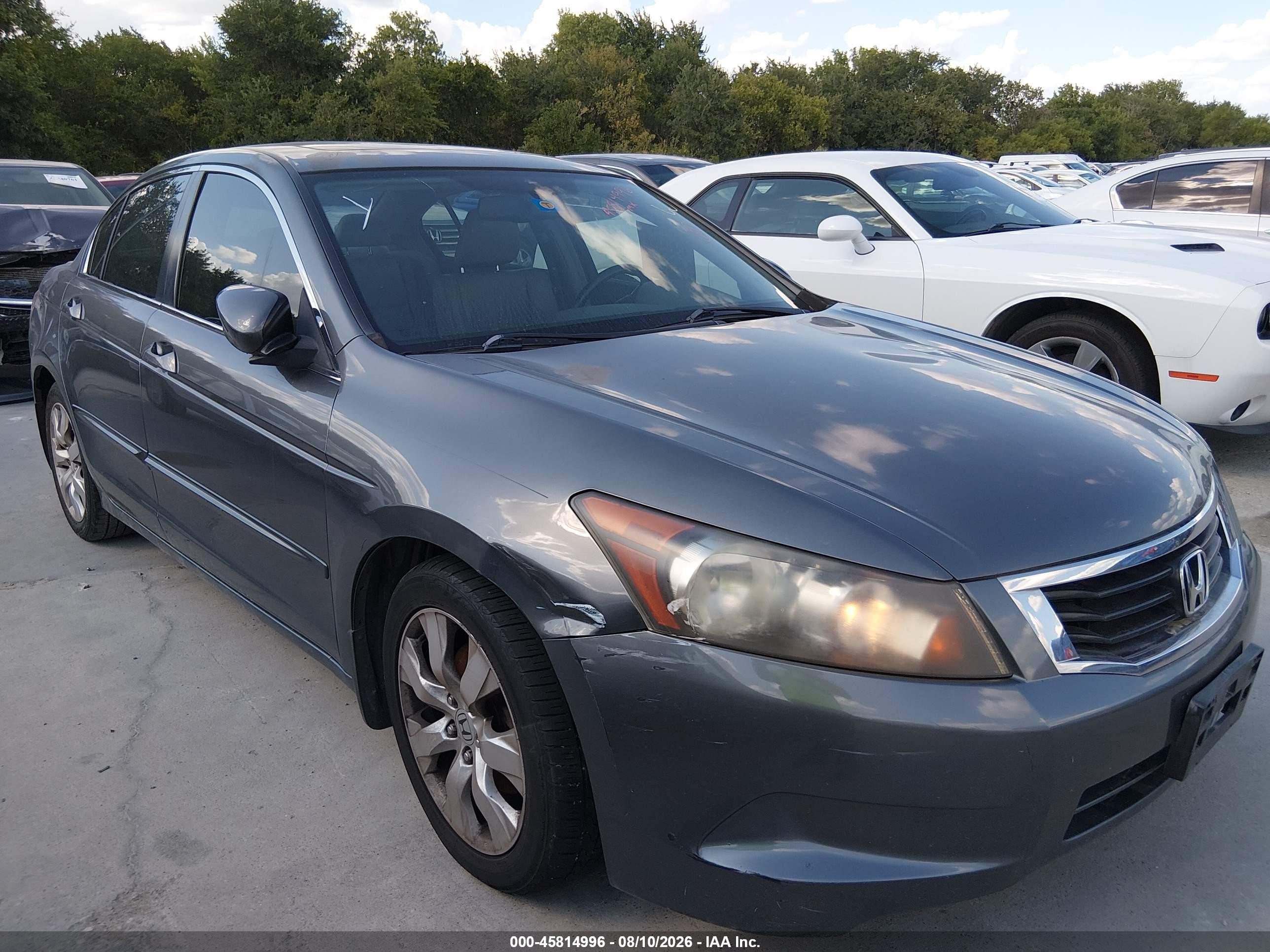 2008 Honda Accord 2.4 Ex-l Blue vin: JHMCP26818C012796