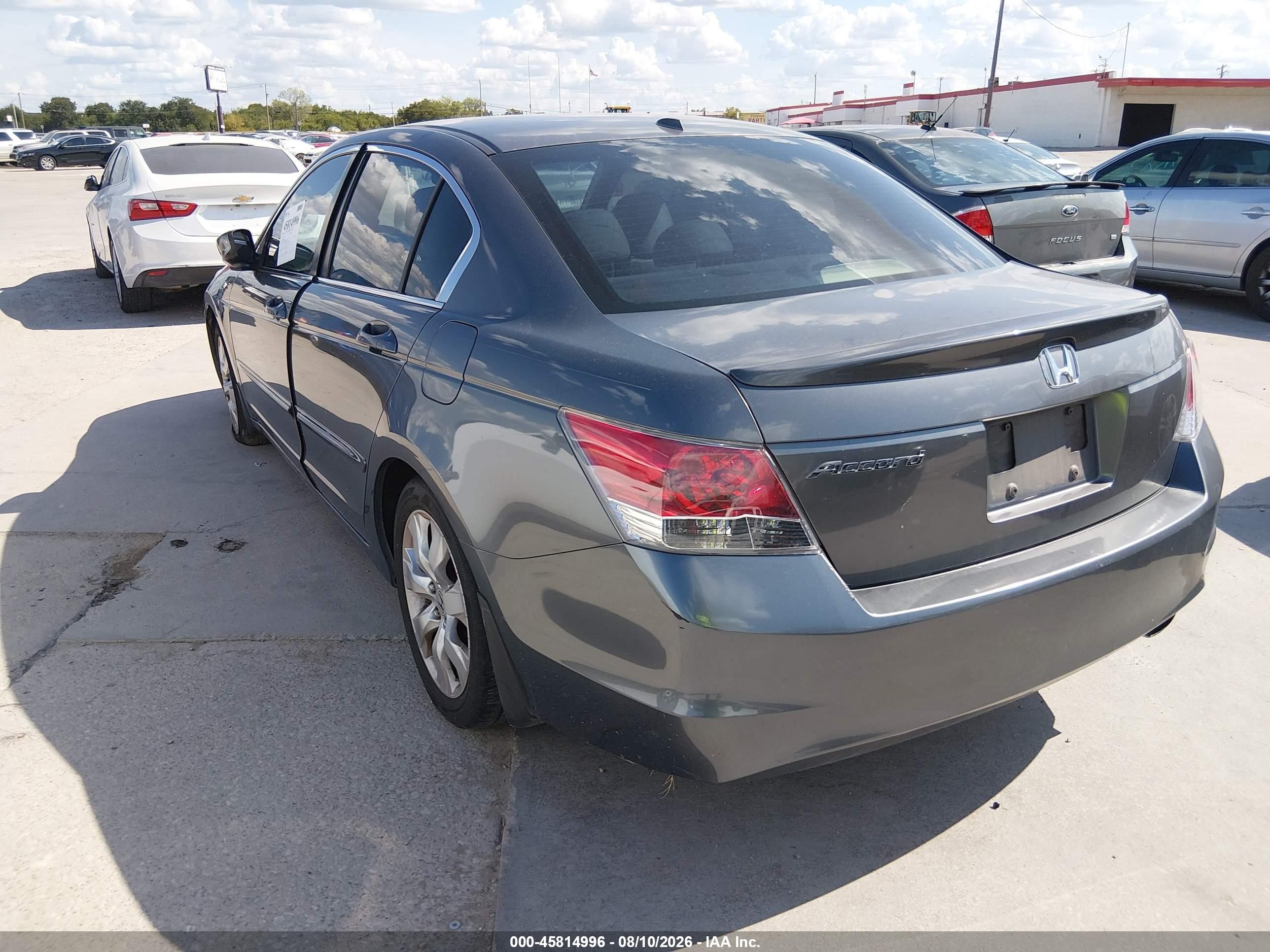 2008 Honda Accord 2.4 Ex-l Blue vin: JHMCP26818C012796