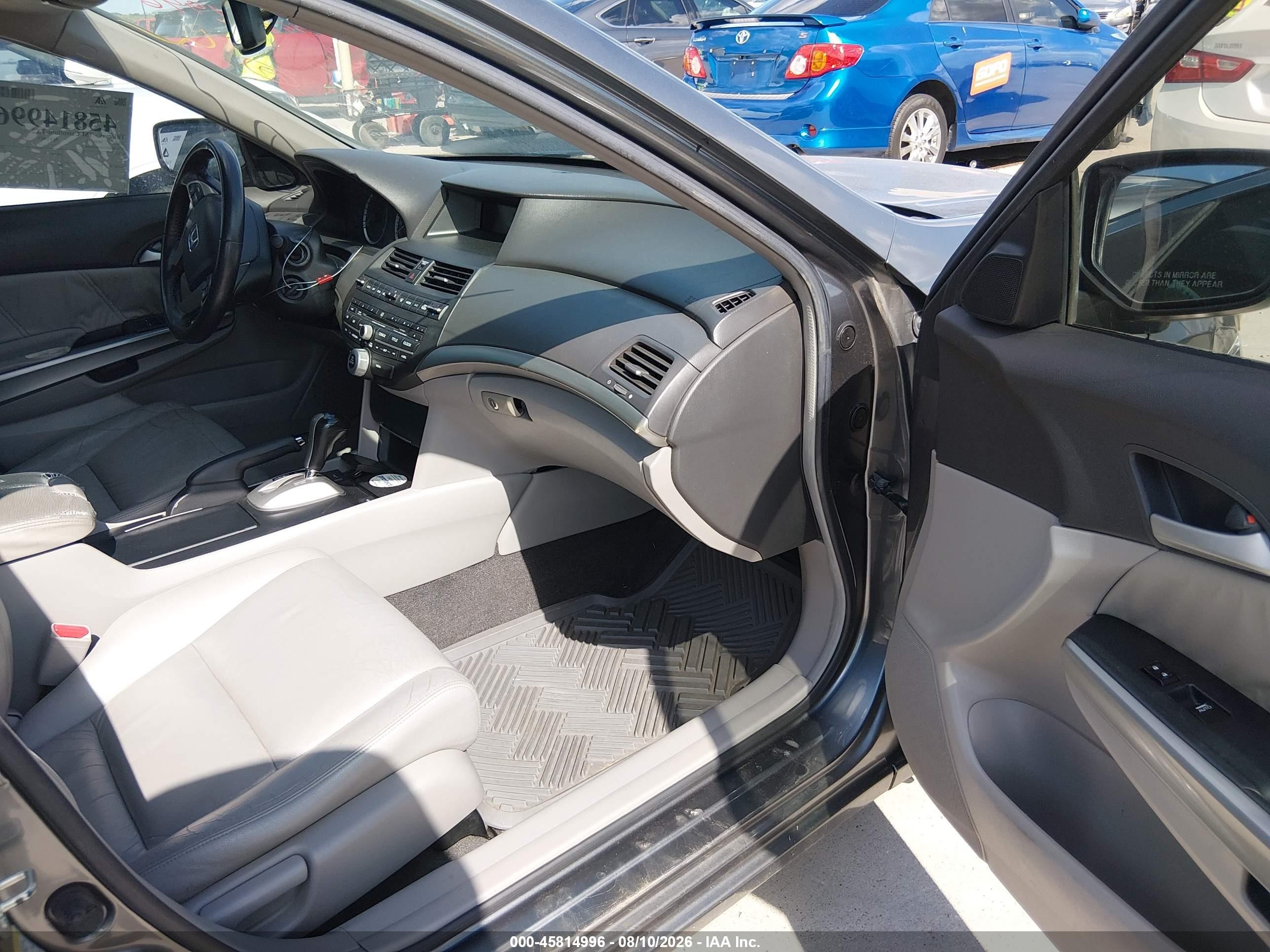 2008 Honda Accord 2.4 Ex-l Blue vin: JHMCP26818C012796
