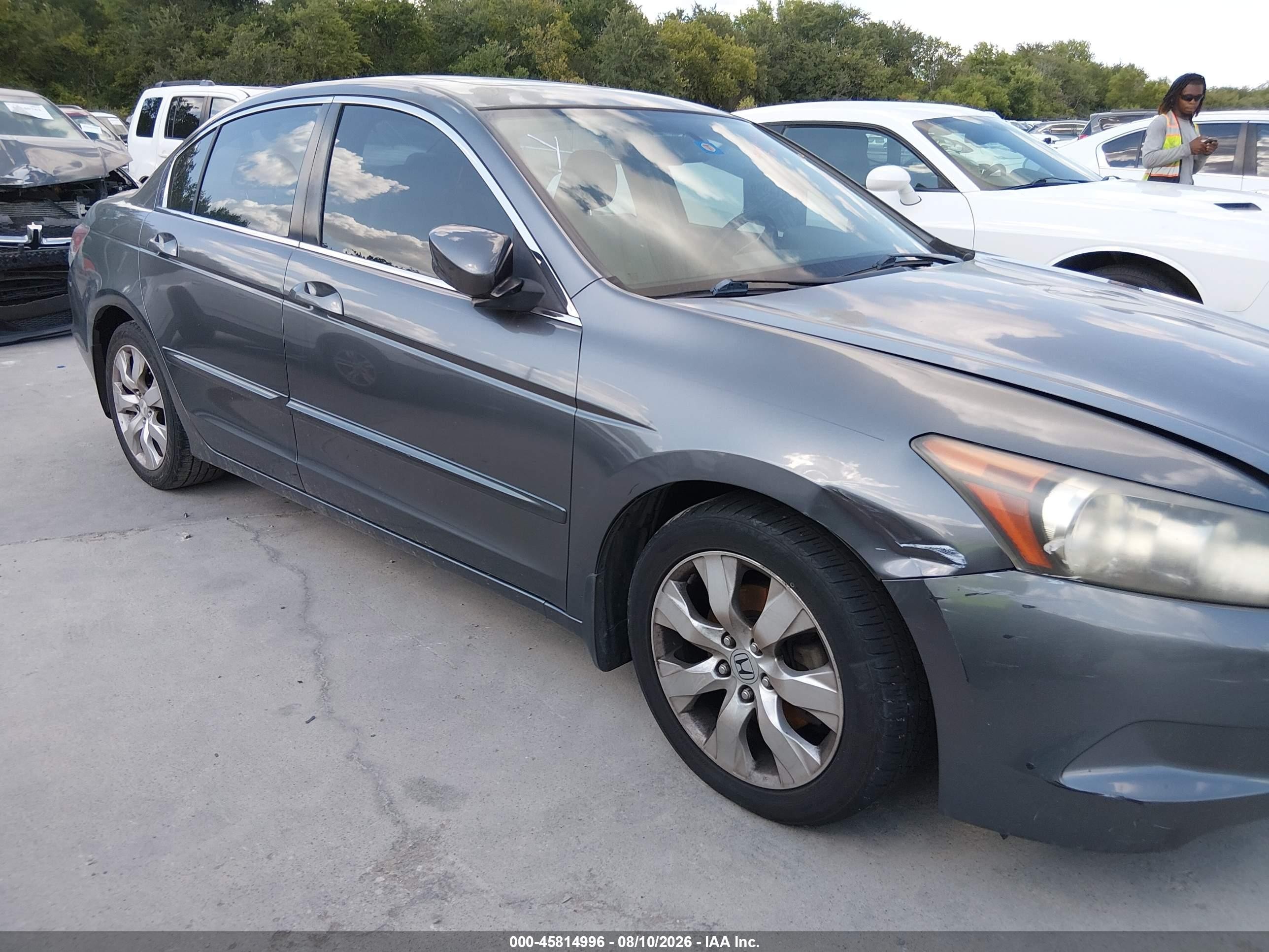 2008 Honda Accord 2.4 Ex-l Blue vin: JHMCP26818C012796
