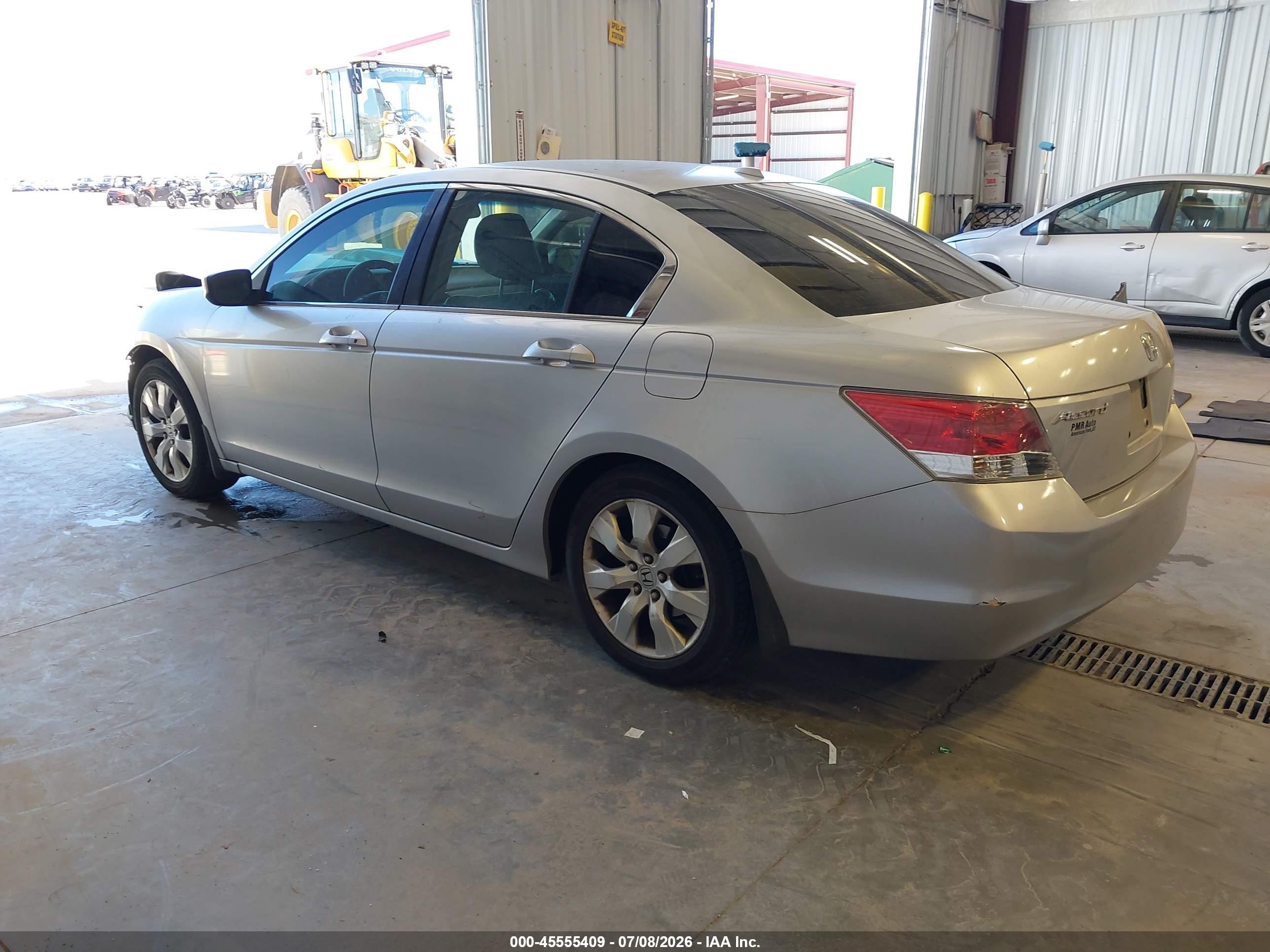 2008 Honda Accord 2.4 Ex-l Silver vin: JHMCP26818C063859