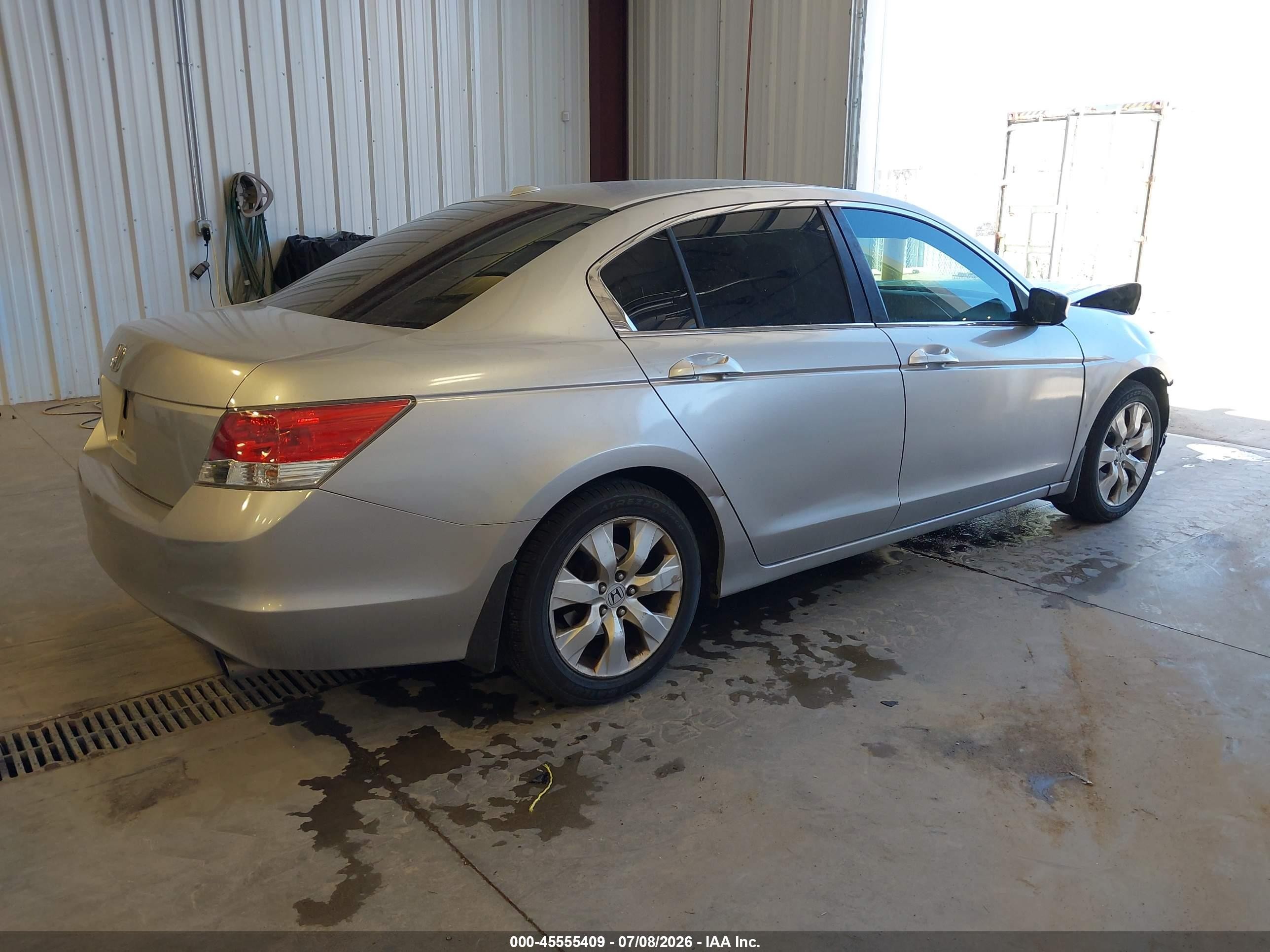 2008 Honda Accord 2.4 Ex-l Silver vin: JHMCP26818C063859