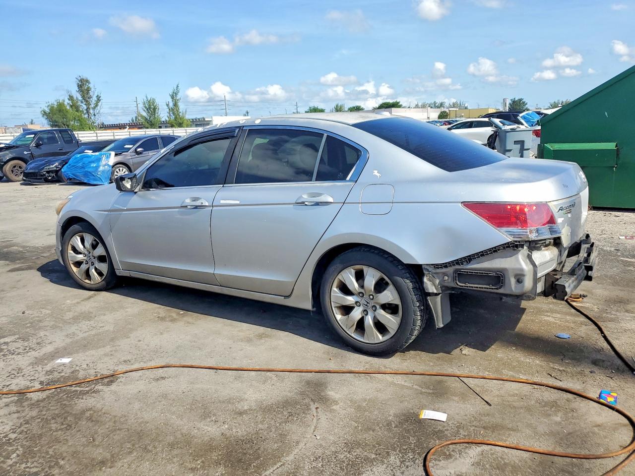 2008 Honda Accord Exl Silver vin: JHMCP26828C022866