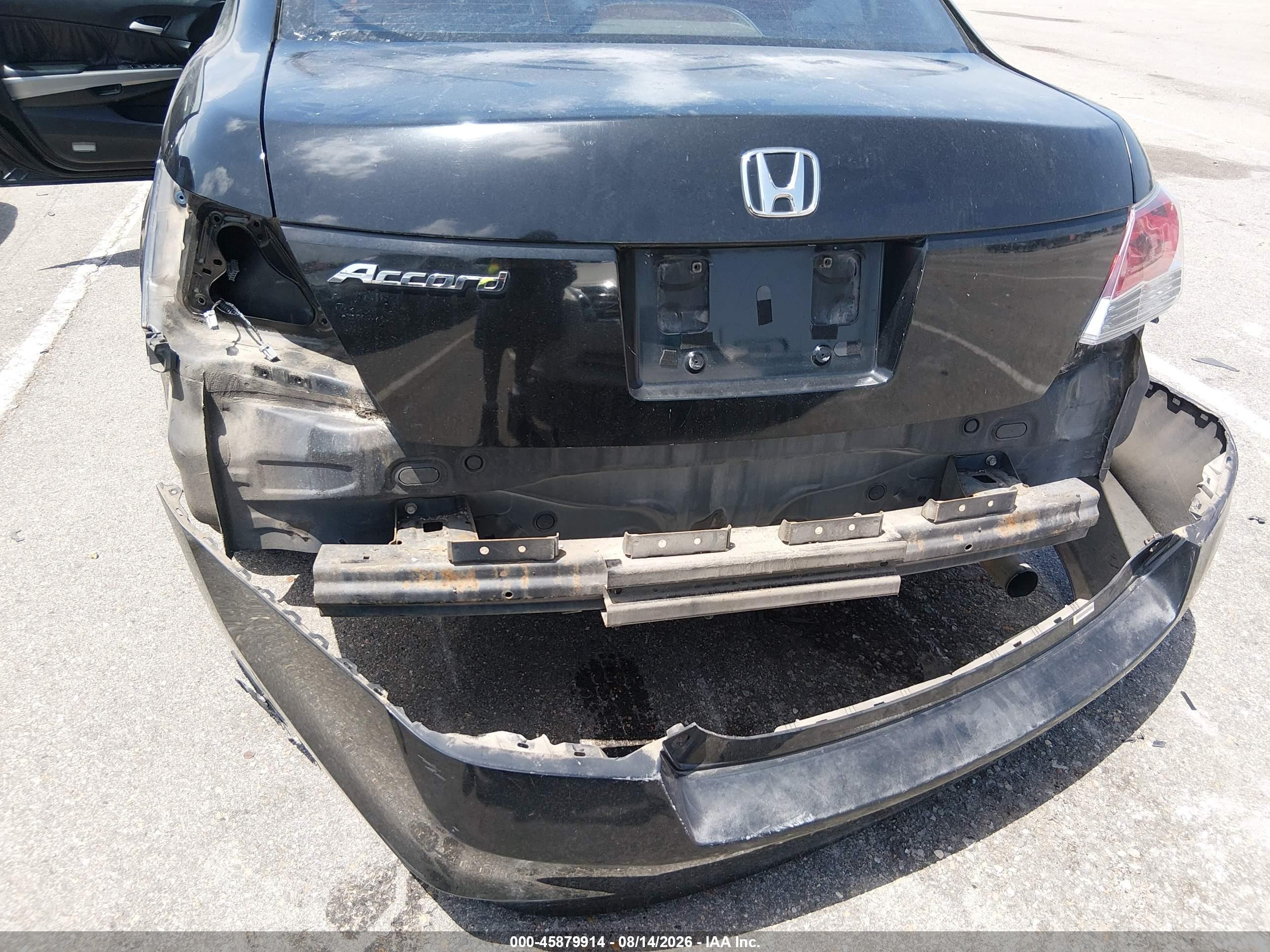 2008 Honda Accord 2.4 Ex-l Black vin: JHMCP26828C038601