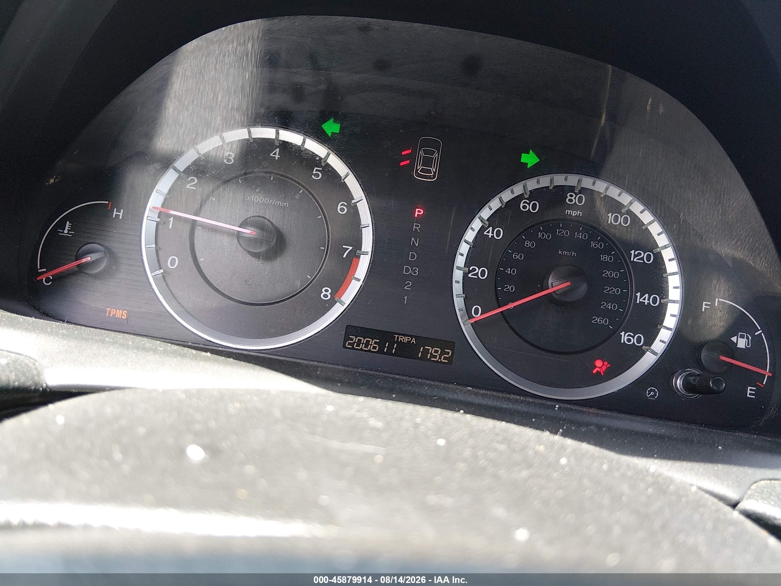2008 Honda Accord 2.4 Ex-l Black vin: JHMCP26828C038601