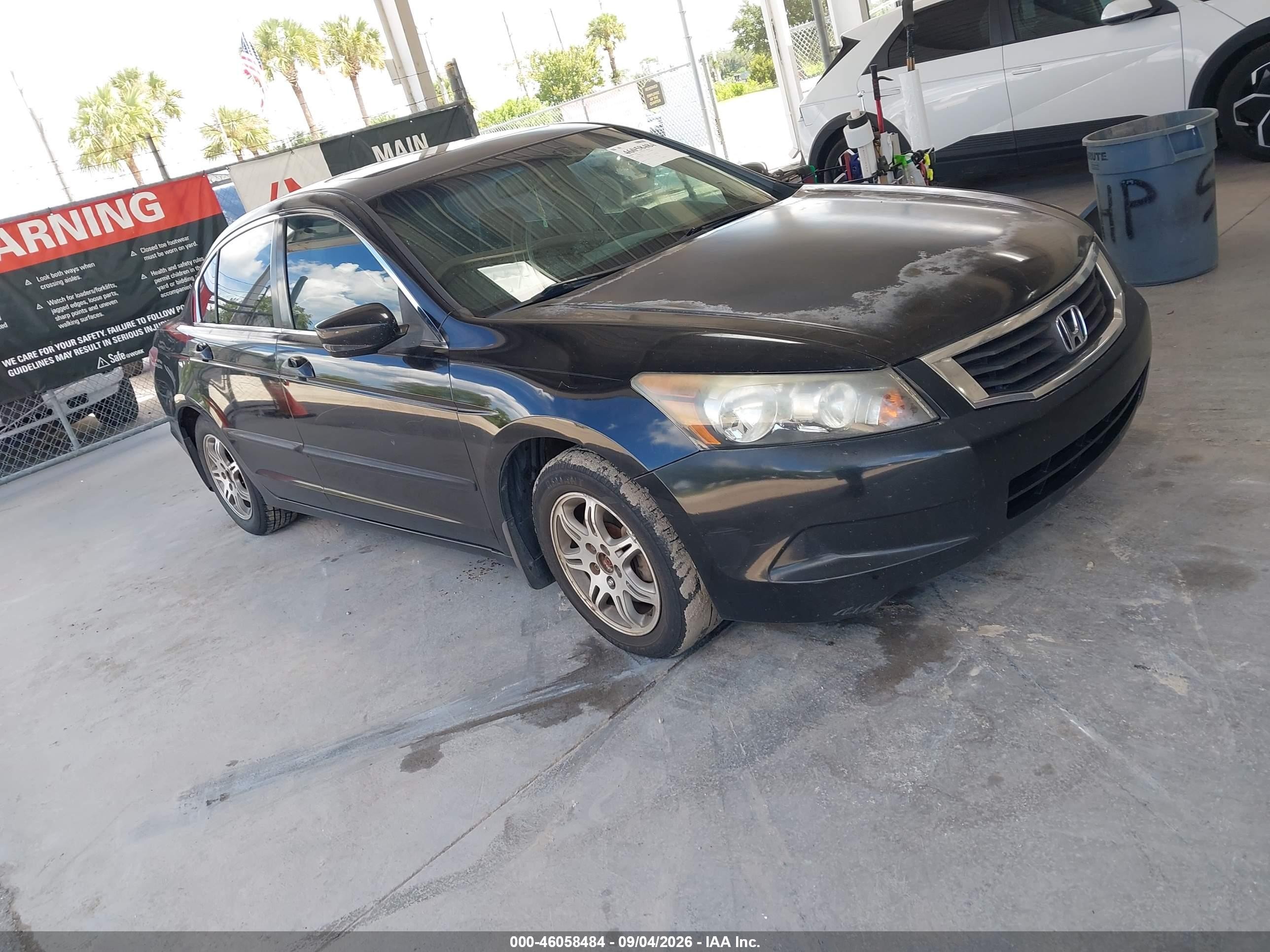 2008 Honda Accord 2.4 Ex-l Black vin: JHMCP26828C053017