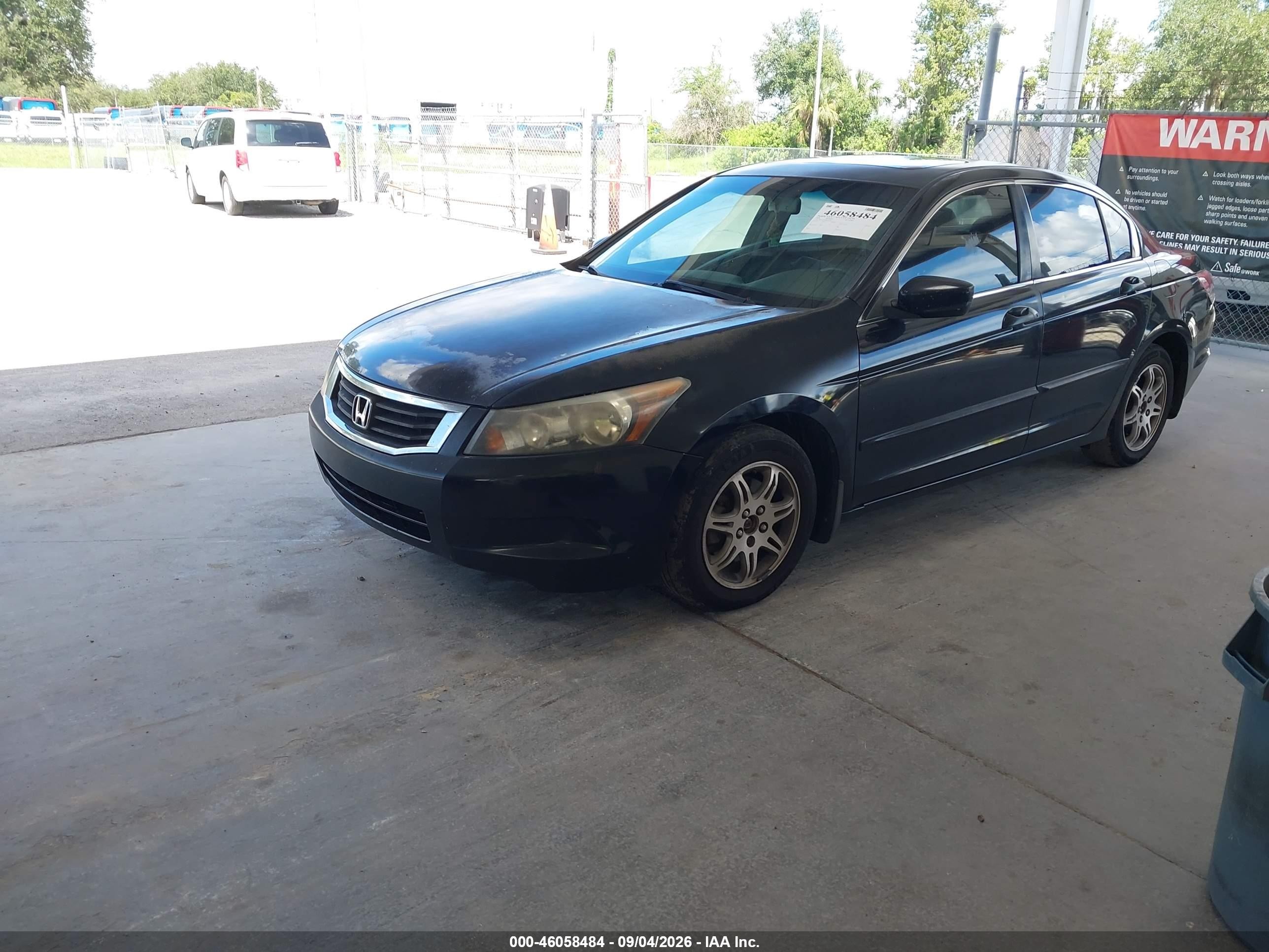 2008 Honda Accord 2.4 Ex-l Black vin: JHMCP26828C053017