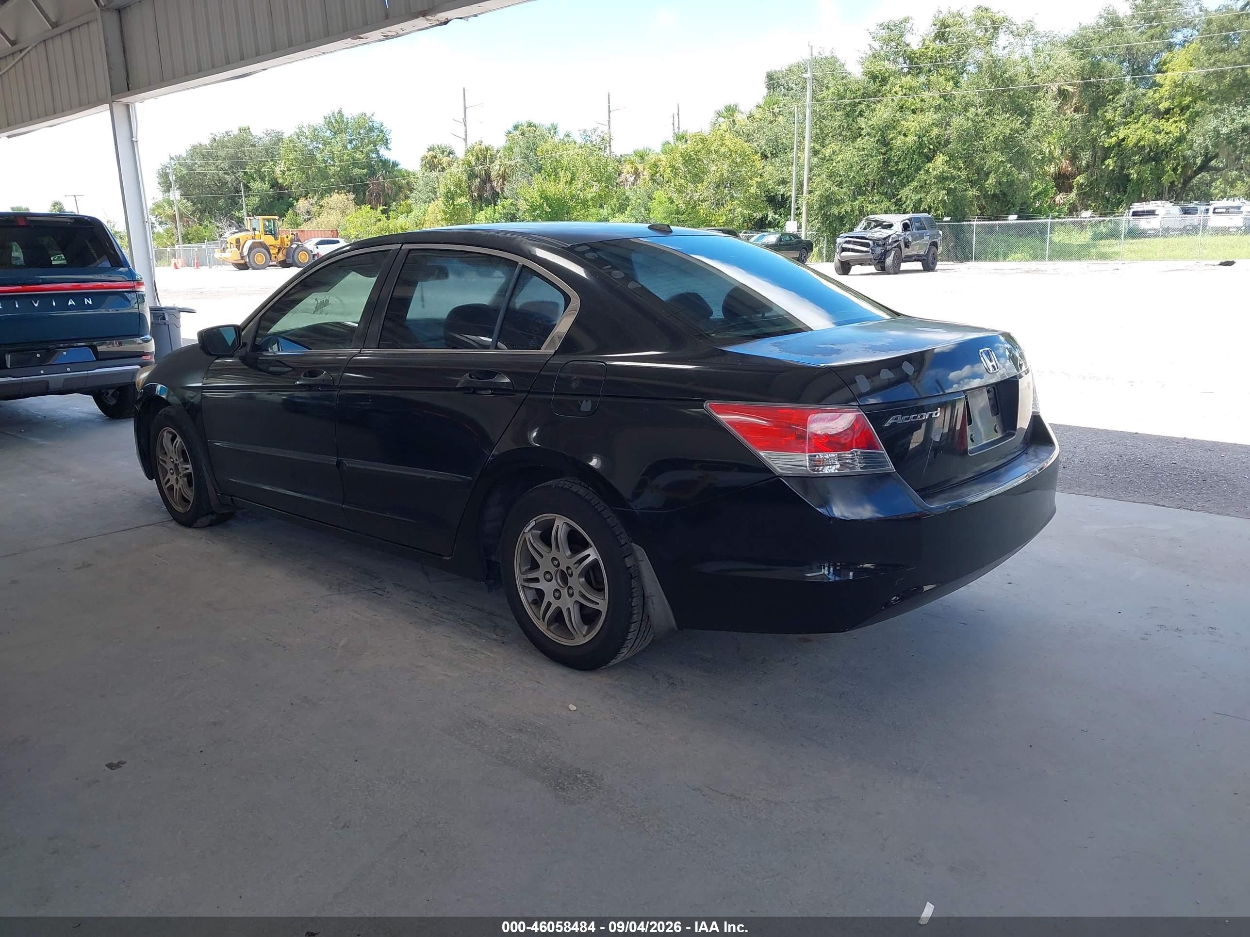 2008 Honda Accord 2.4 Ex-l Black vin: JHMCP26828C053017