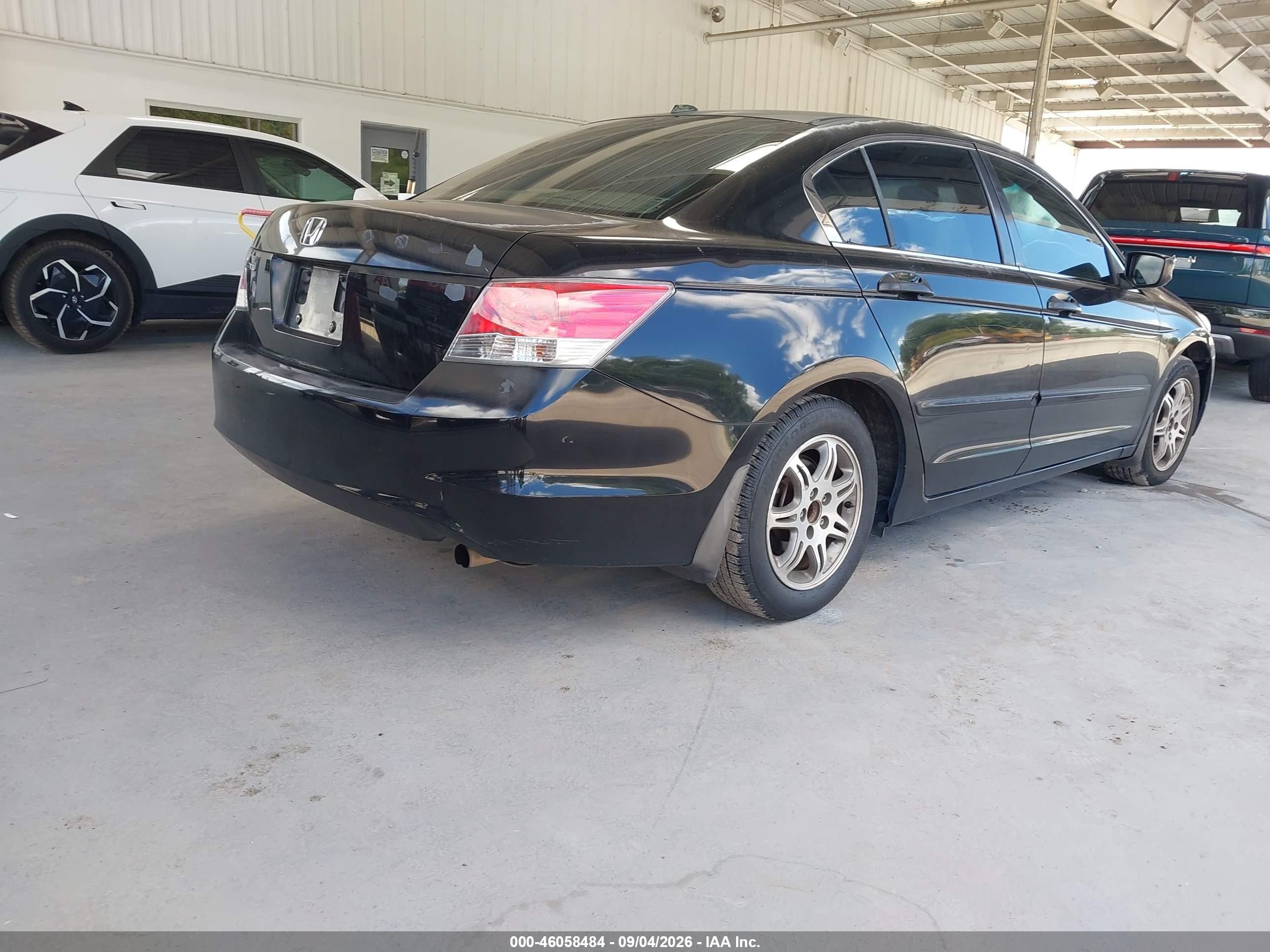 2008 Honda Accord 2.4 Ex-l Black vin: JHMCP26828C053017