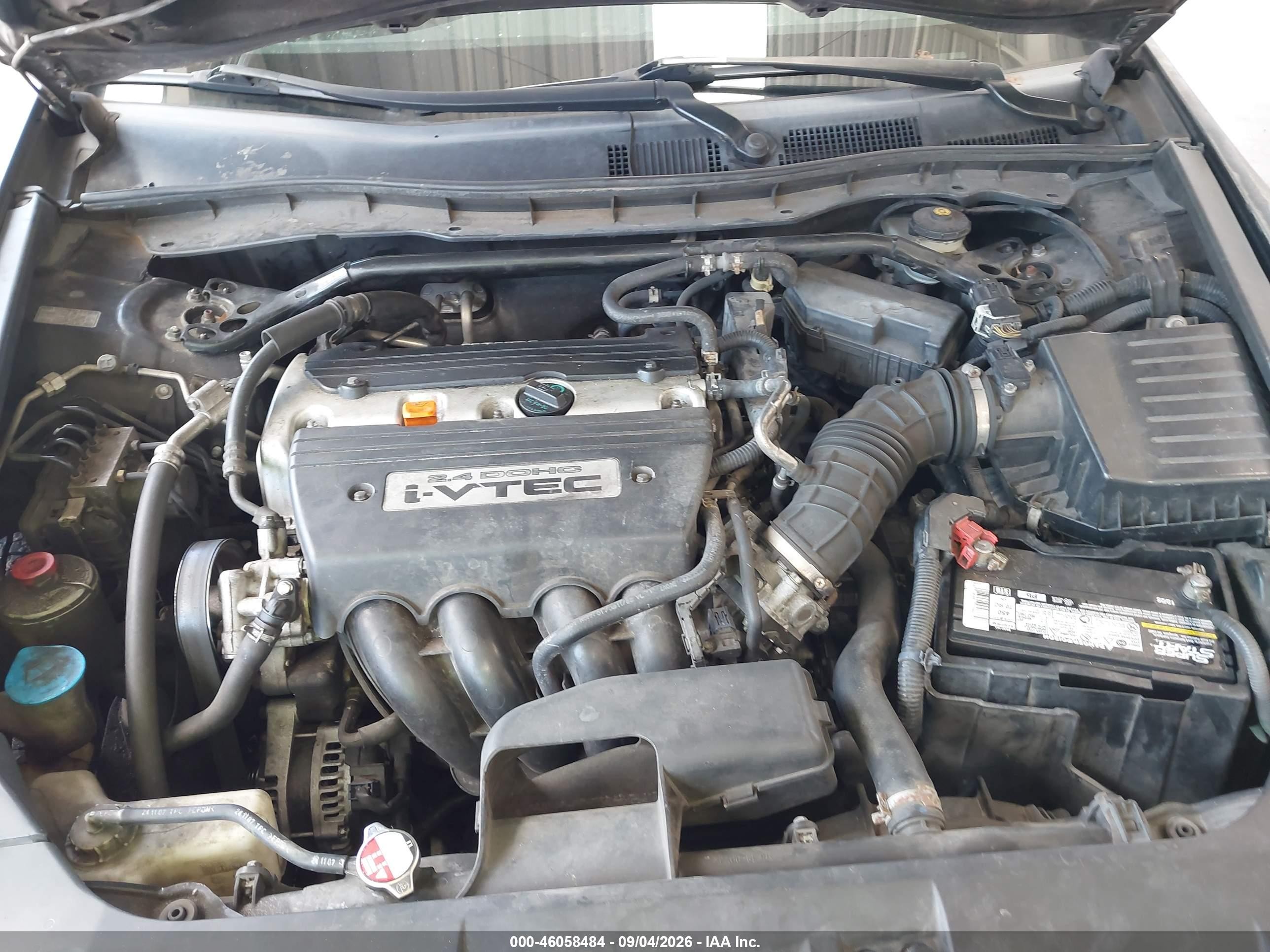 2008 Honda Accord 2.4 Ex-l Black vin: JHMCP26828C053017