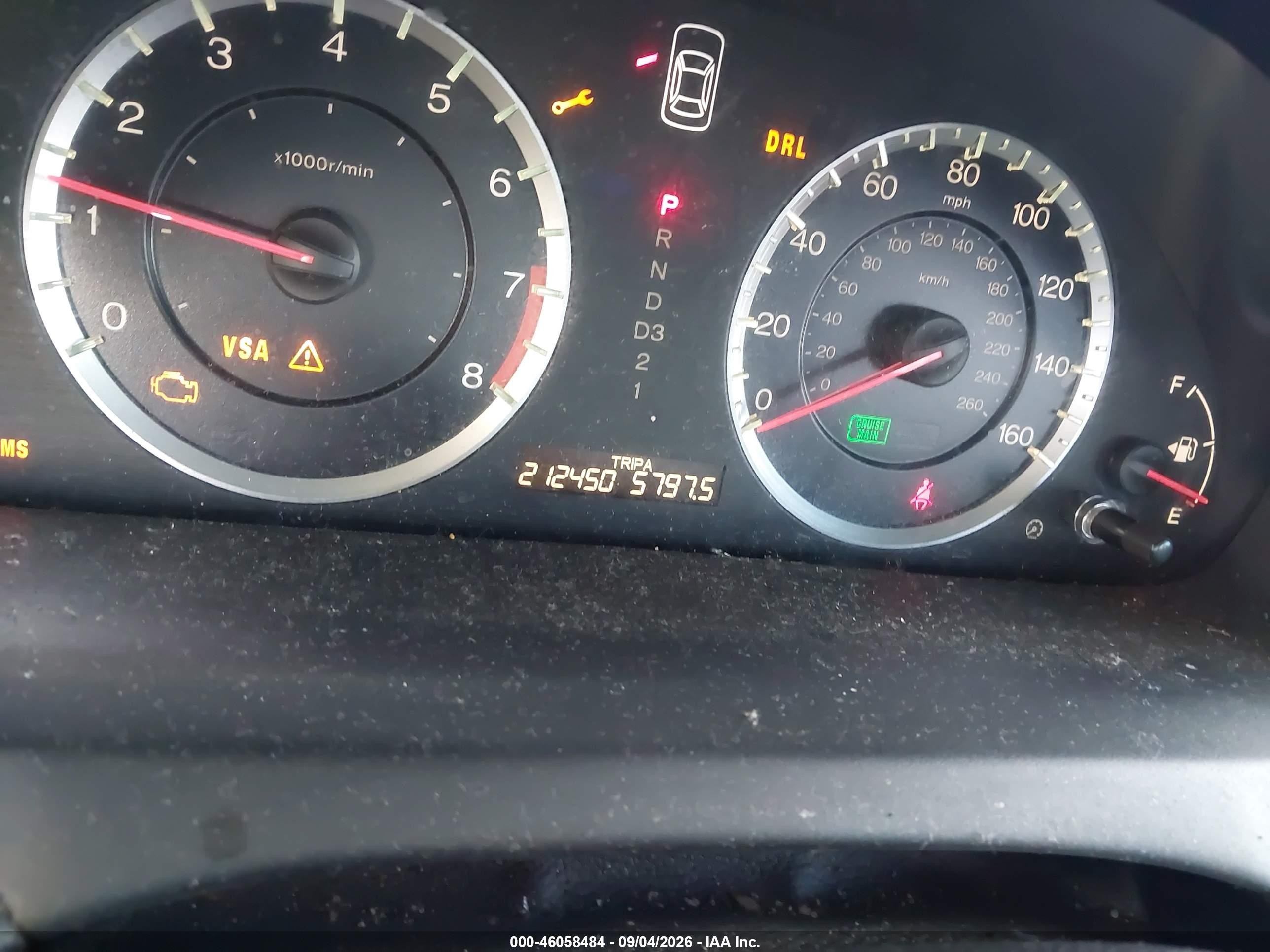 2008 Honda Accord 2.4 Ex-l Black vin: JHMCP26828C053017