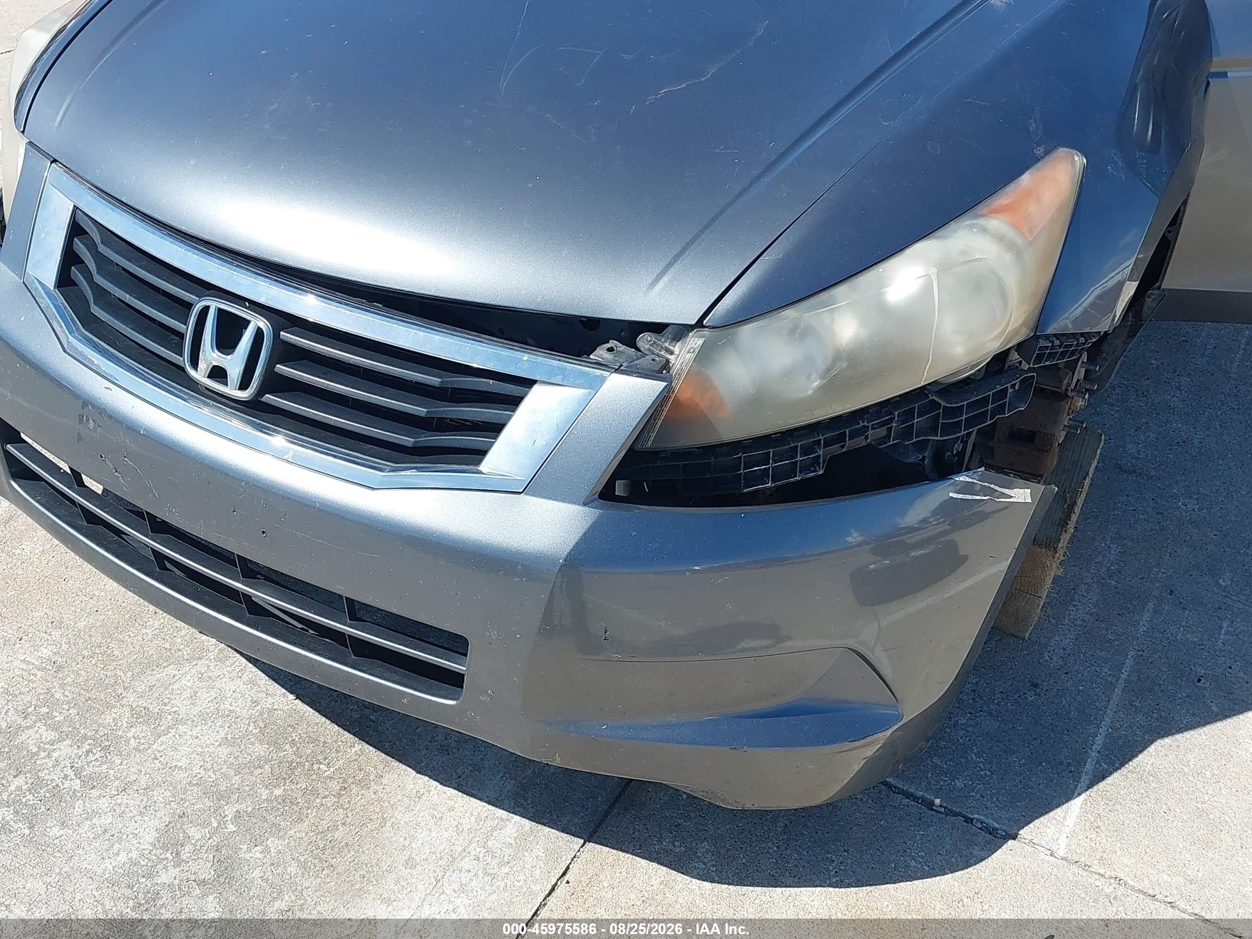 2008 Honda Accord 2.4 Ex-l Серый vin: JHMCP26828C069931