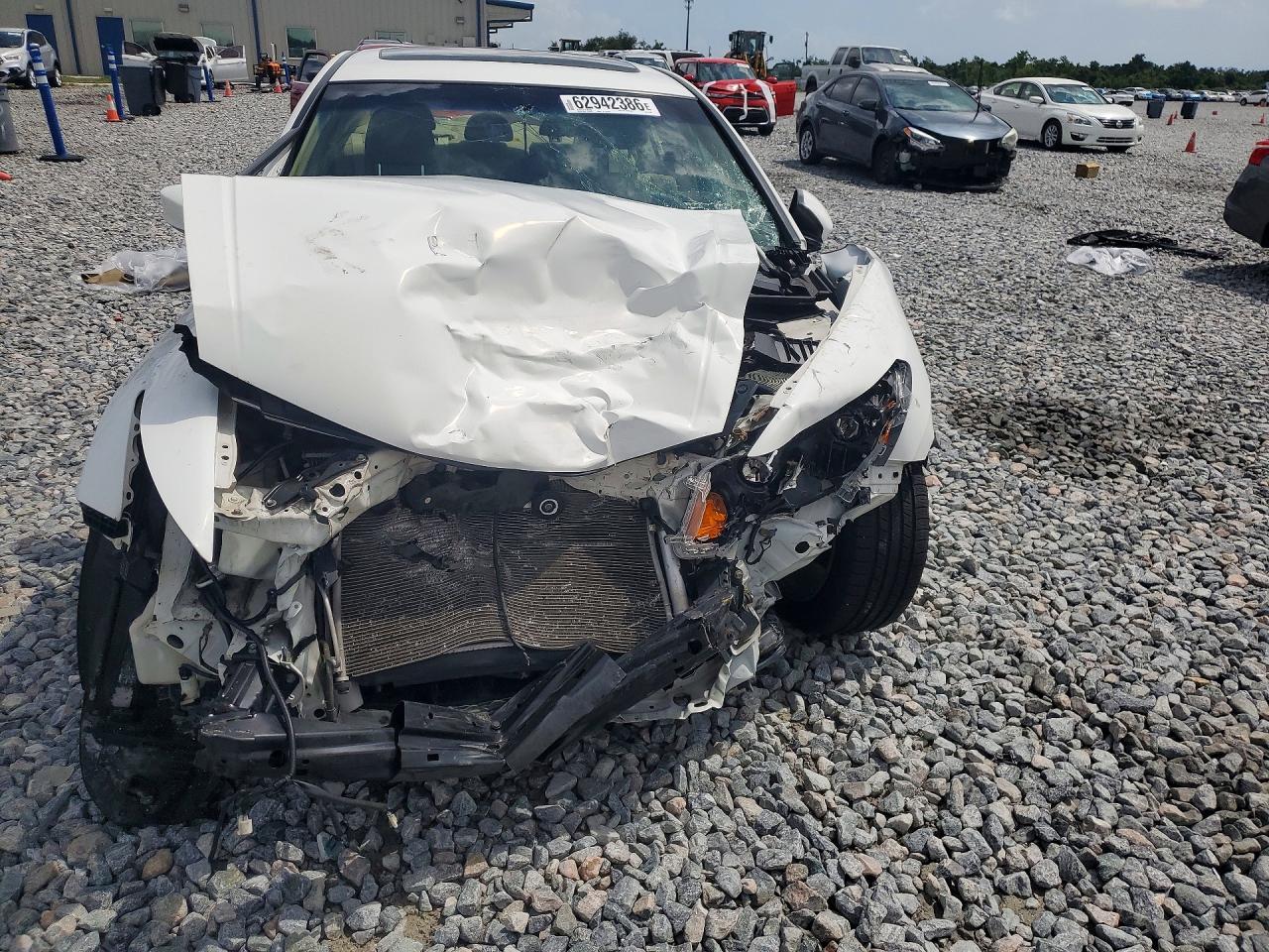 2008 Honda Accord Exl White vin: JHMCP26828C071906