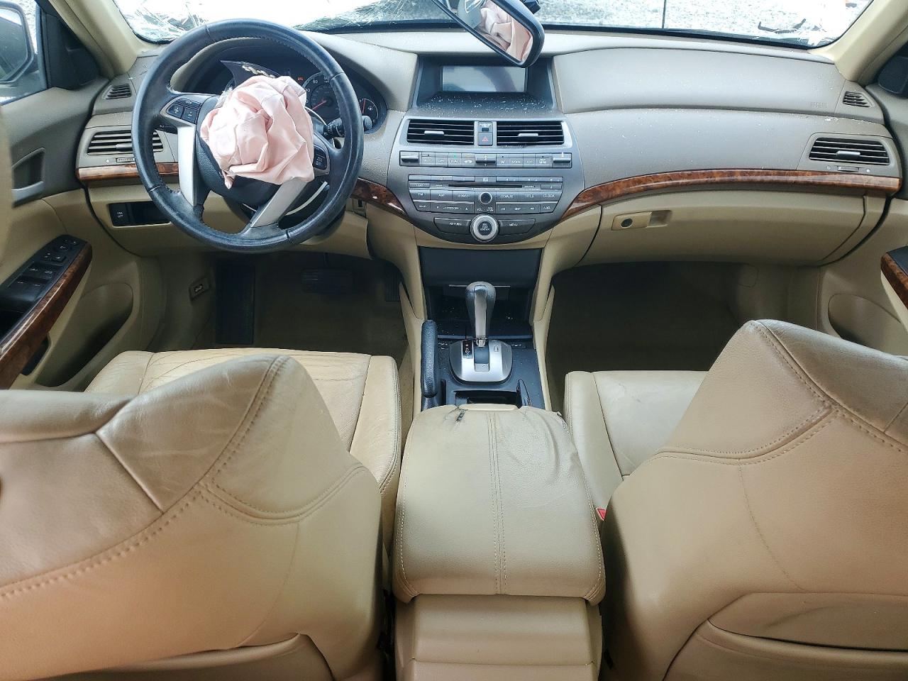 2008 Honda Accord Exl White vin: JHMCP26828C071906