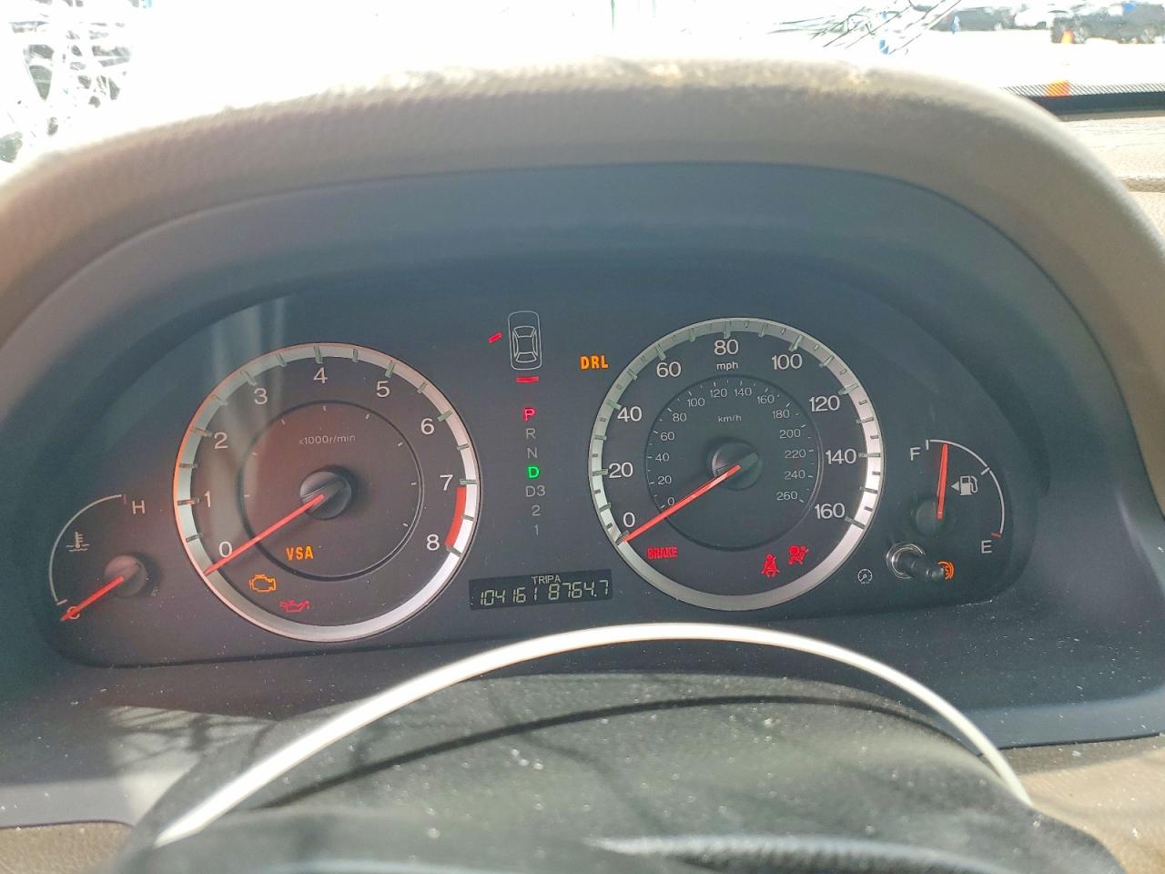 2008 Honda Accord Exl White vin: JHMCP26828C071906