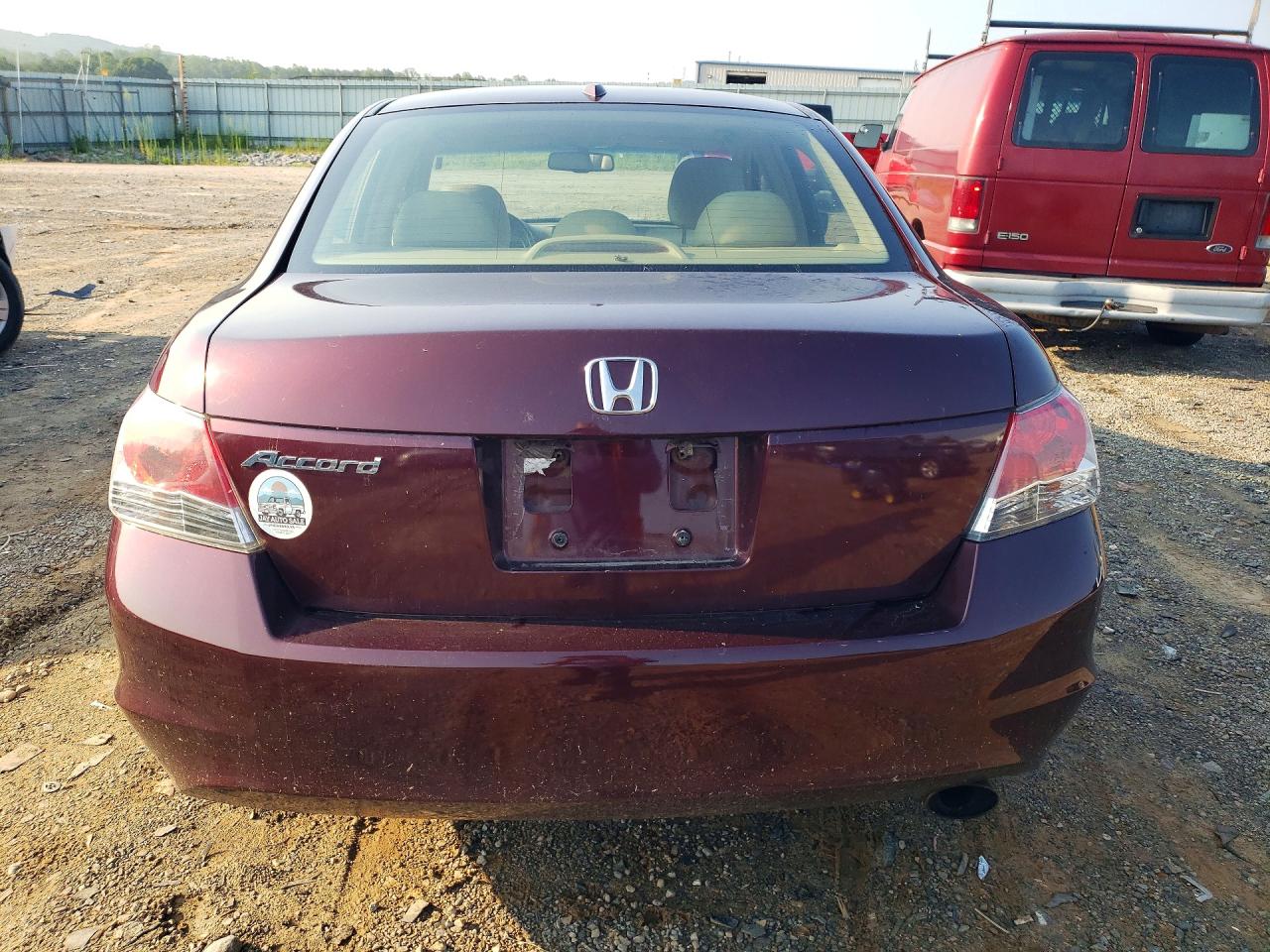 2008 Honda Accord Exl Burgundy vin: JHMCP26838C000701