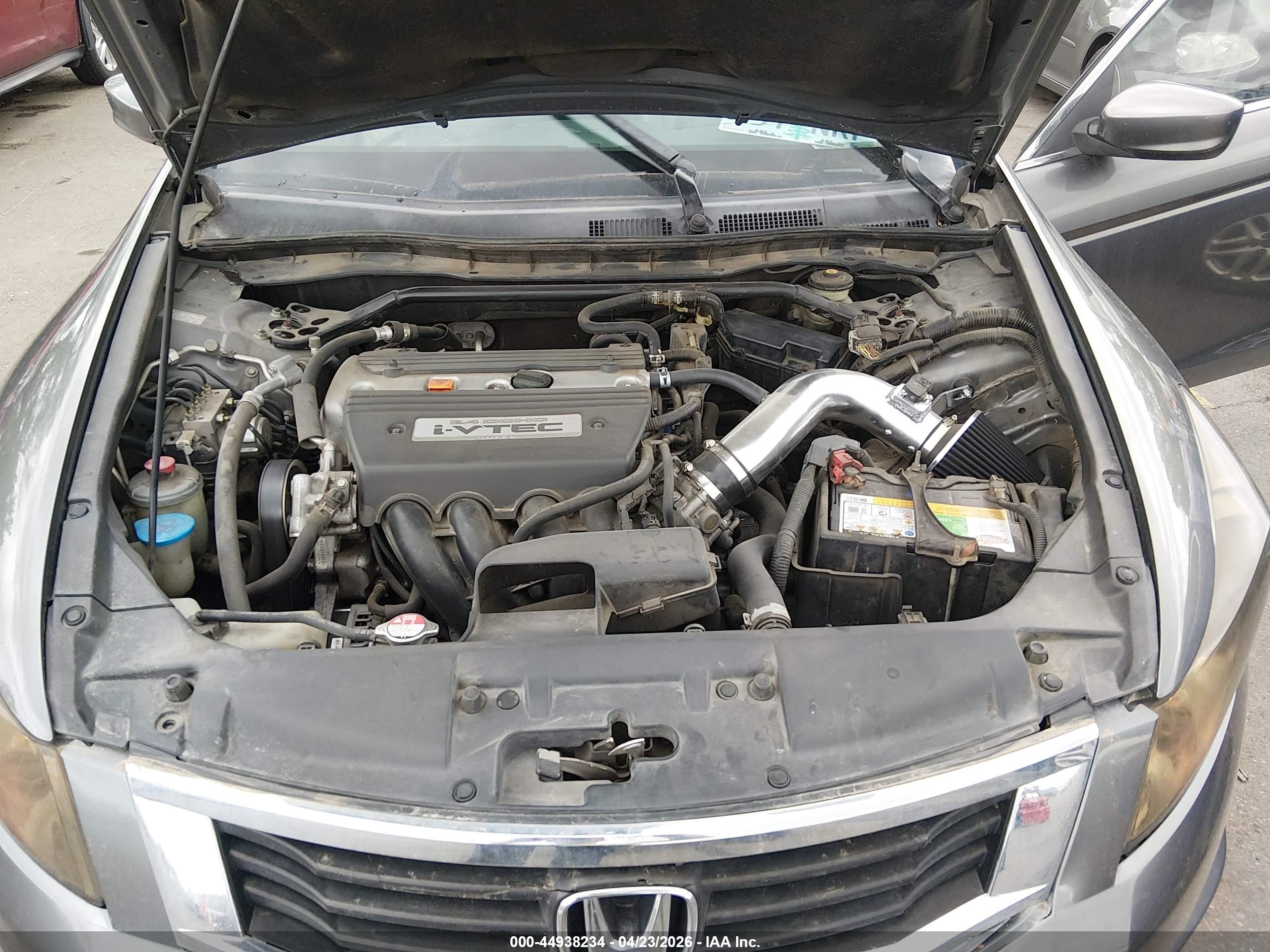 2008 Honda Accord 2.4 Ex-l Серебряный vin: JHMCP26838C008037