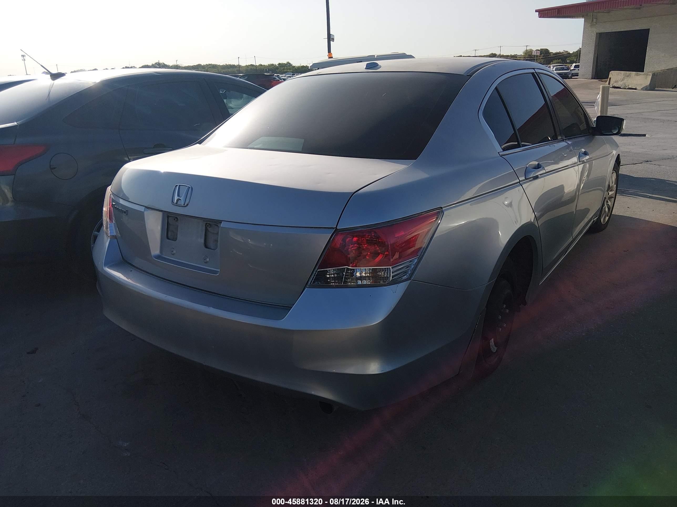 2008 Honda Accord 2.4 Ex-l Silver vin: JHMCP26838C009902