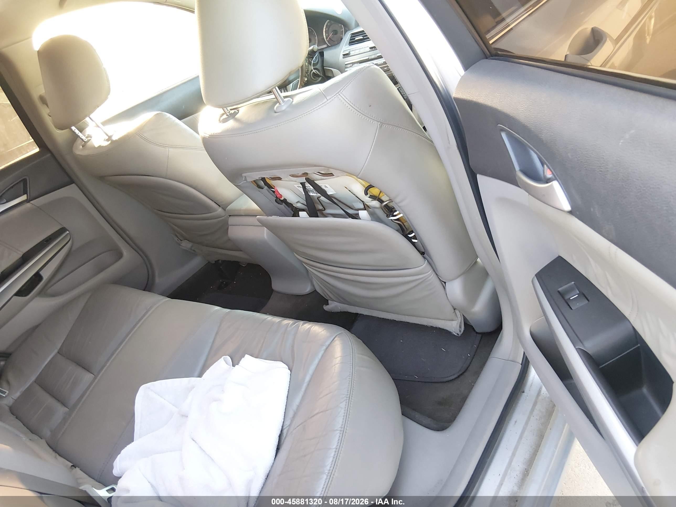 2008 Honda Accord 2.4 Ex-l Silver vin: JHMCP26838C009902