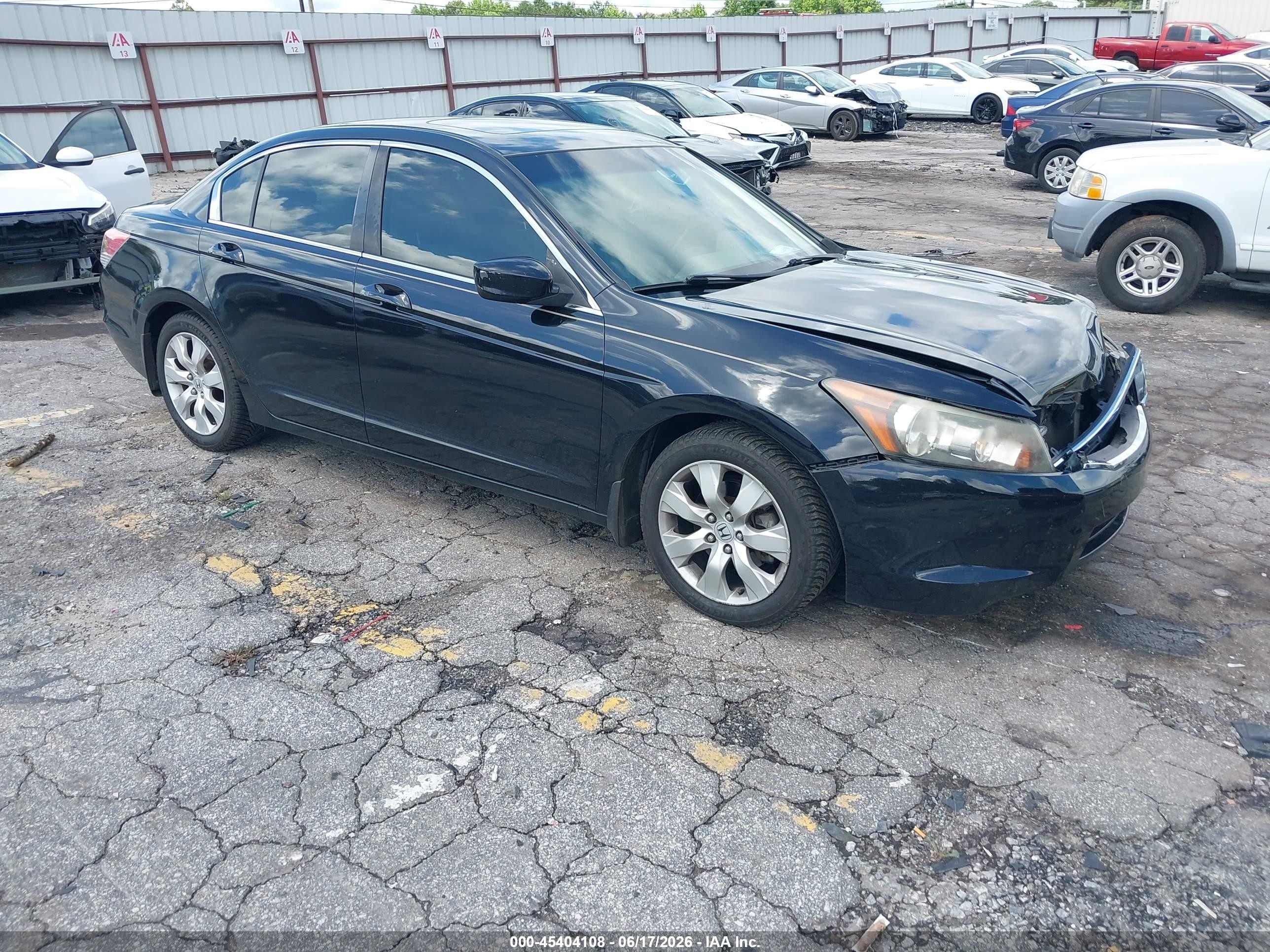 2008 Honda Accord 2.4 Ex-l Black vin: JHMCP26838C026148