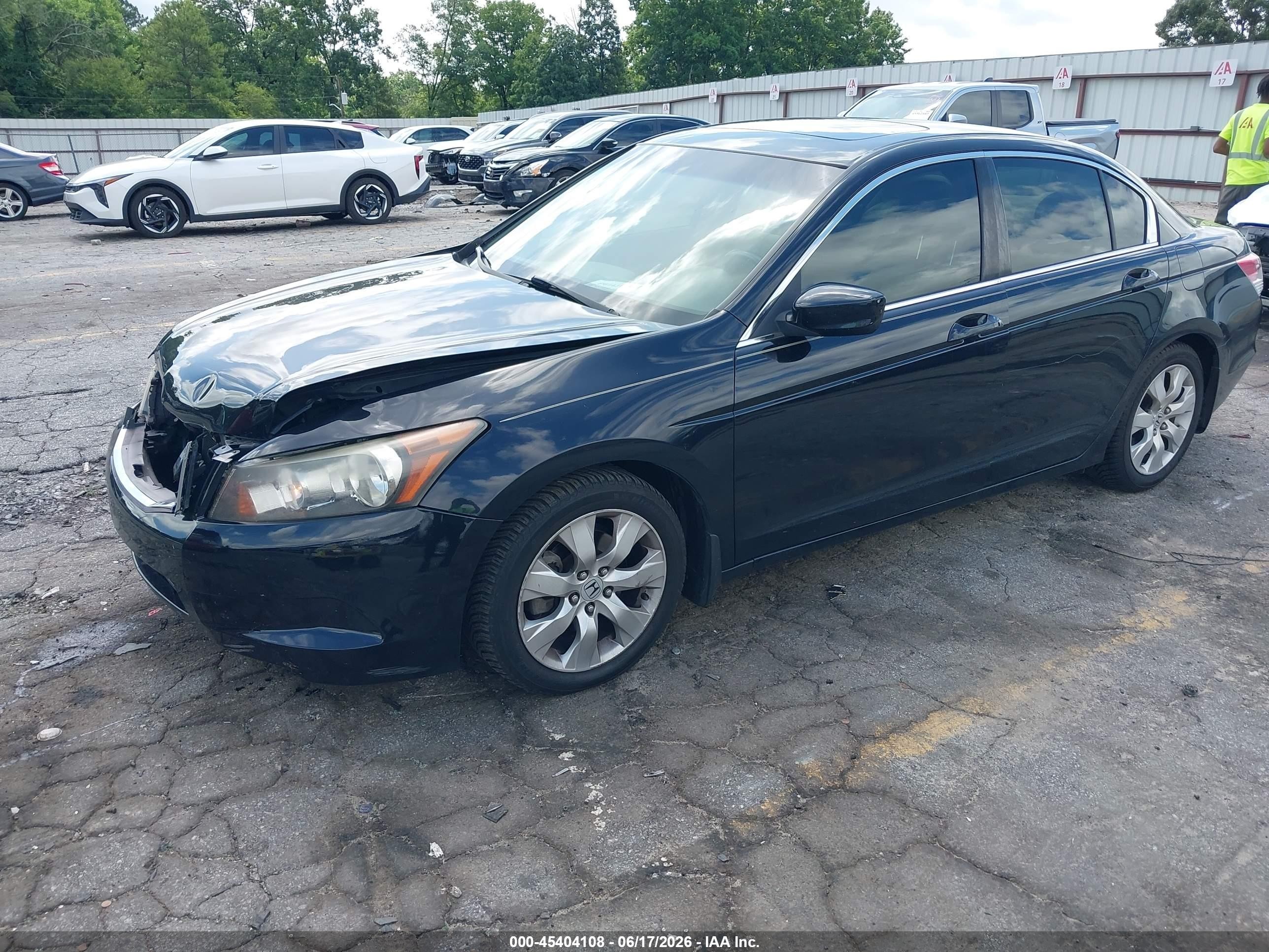 2008 Honda Accord 2.4 Ex-l Black vin: JHMCP26838C026148