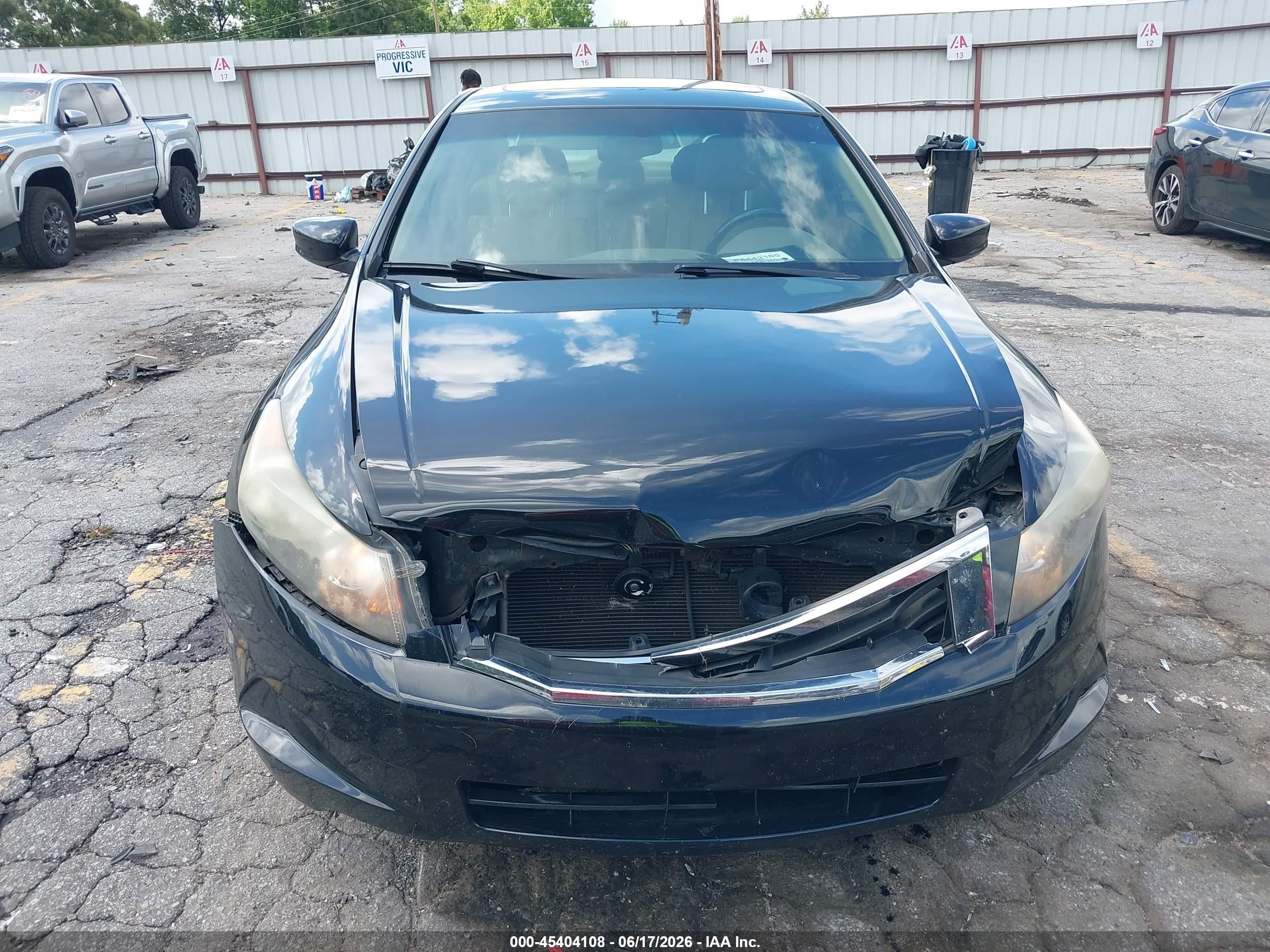 2008 Honda Accord 2.4 Ex-l Black vin: JHMCP26838C026148