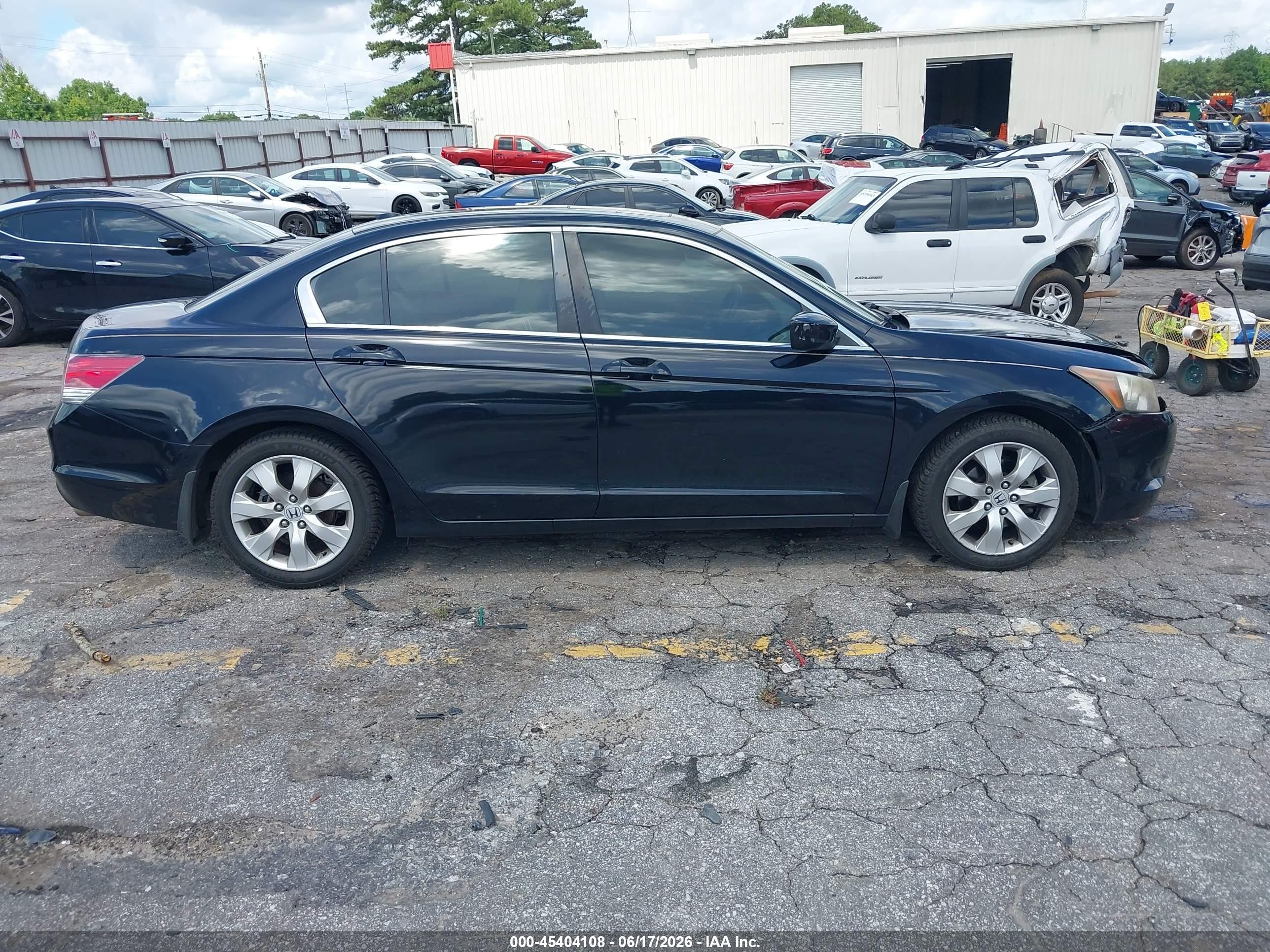 2008 Honda Accord 2.4 Ex-l Black vin: JHMCP26838C026148