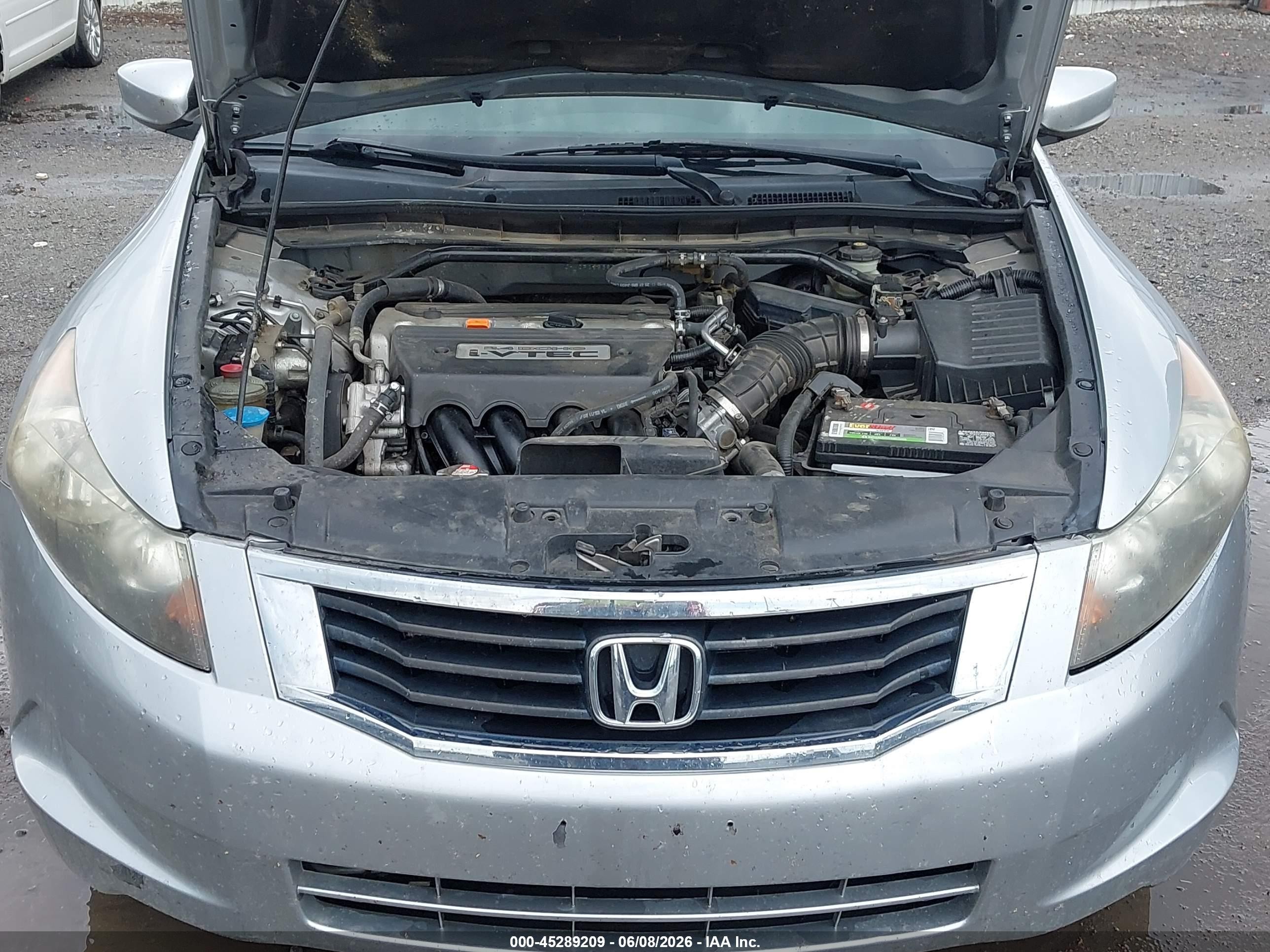 2008 Honda Accord 2.4 Ex-l Серебряный vin: JHMCP26838C042141