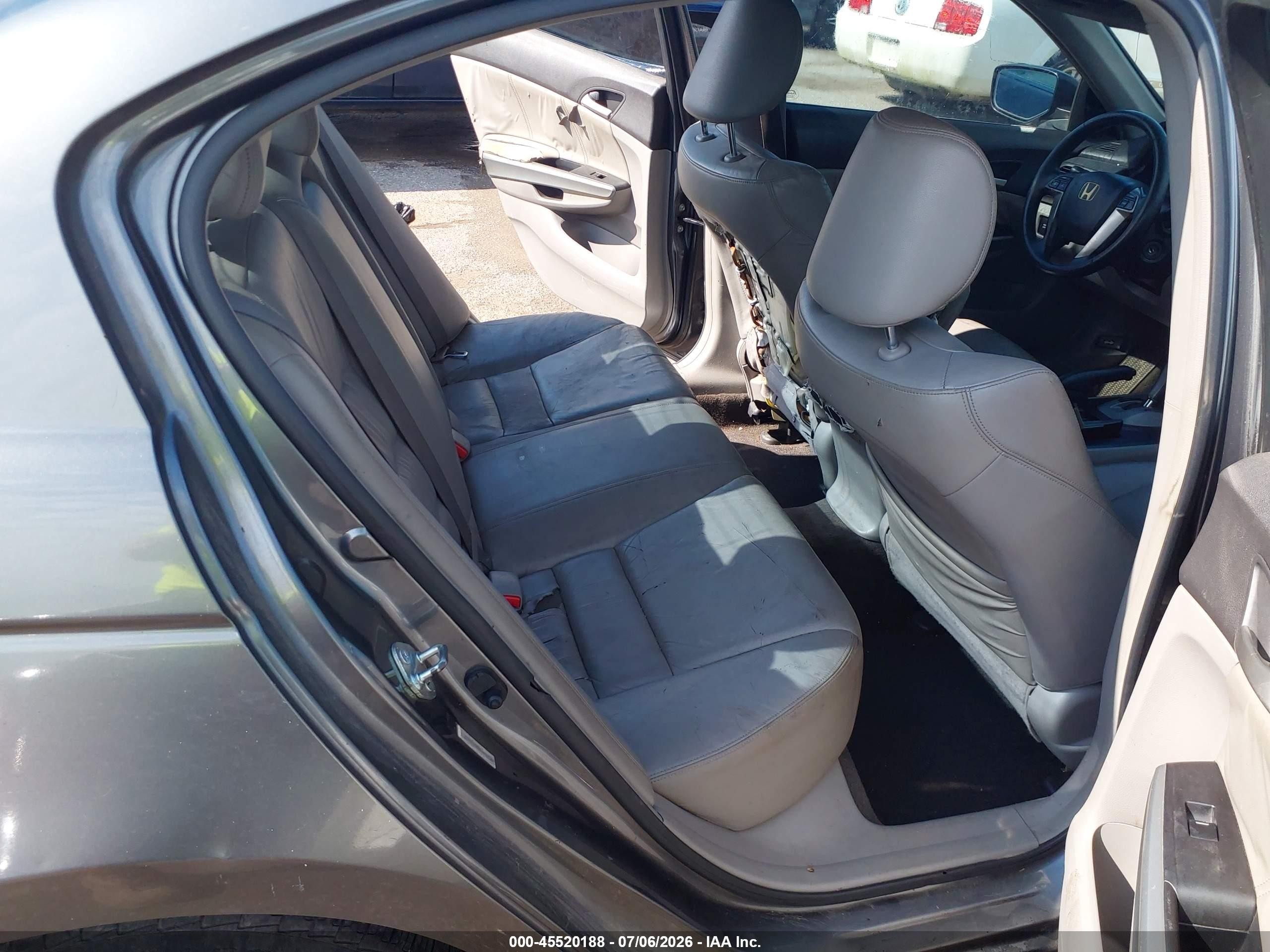 2008 Honda Accord 2.4 Ex-l Gray vin: JHMCP26838C061272