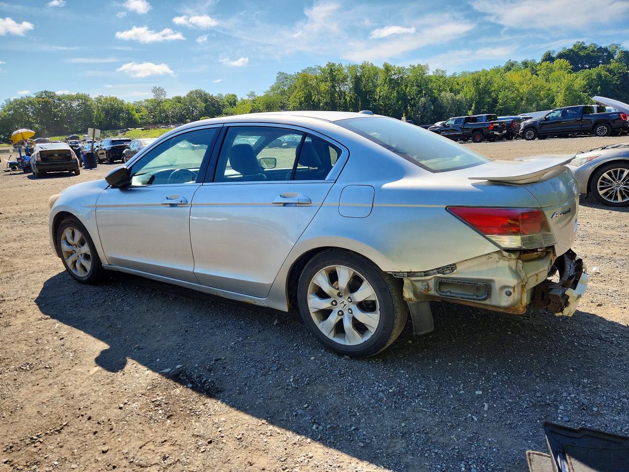 2008 Honda Accord Exl Silver vin: JHMCP26838C078685