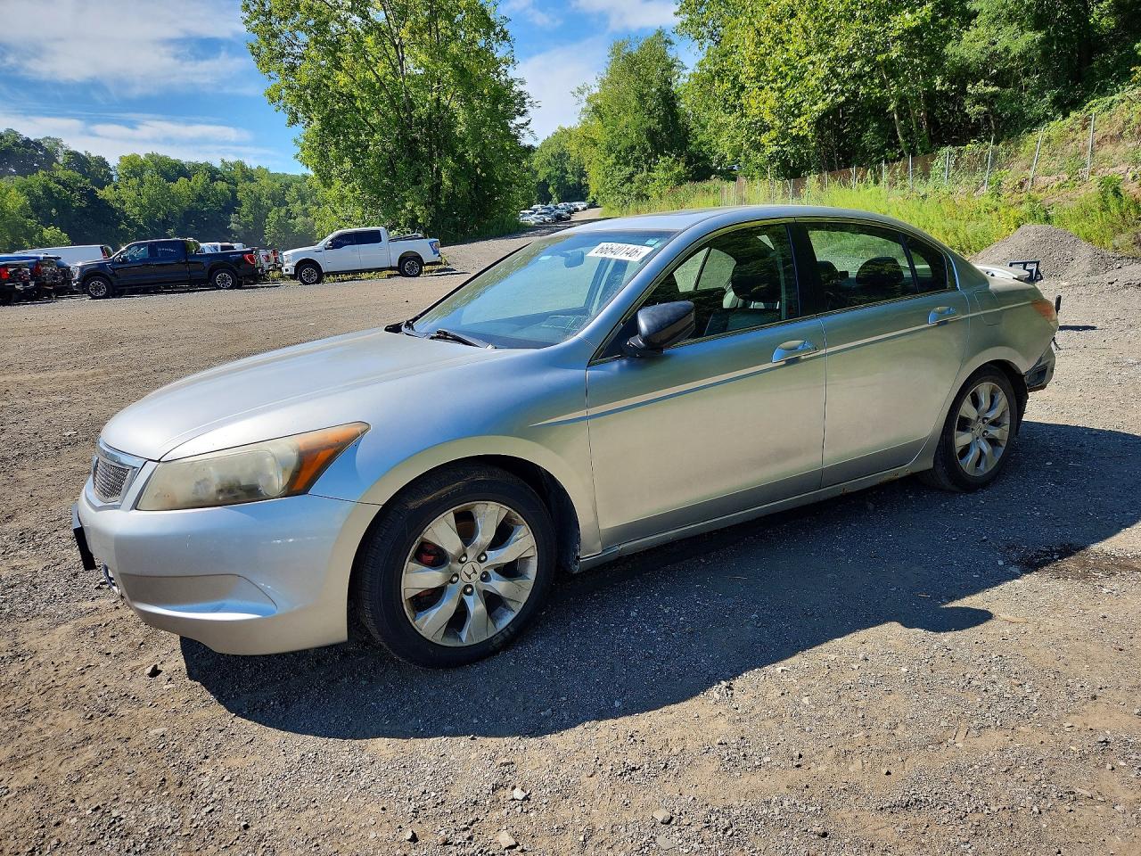 2008 Honda Accord Exl Silver vin: JHMCP26838C078685