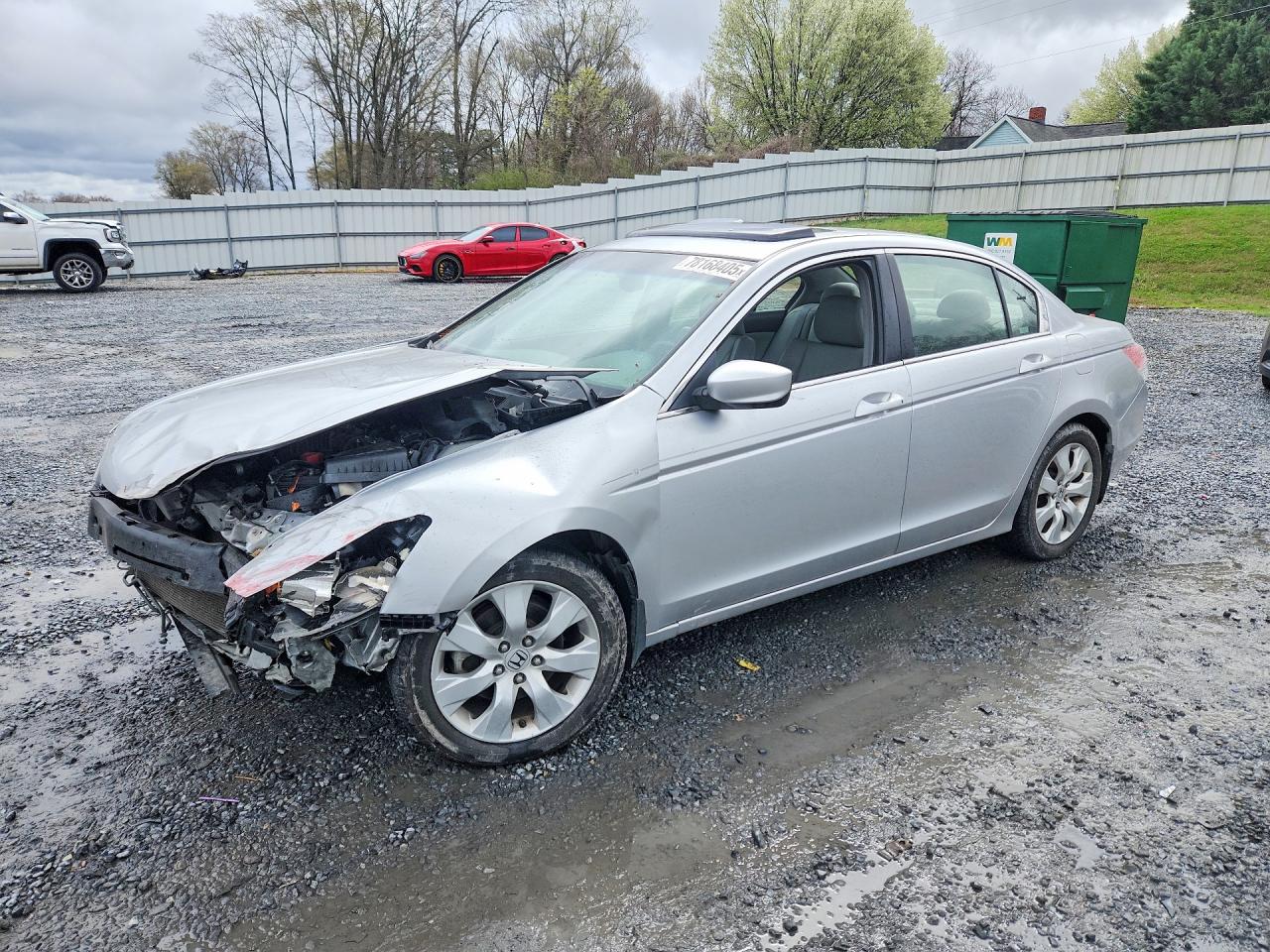 2008 Honda Accord Exl Silver vin: JHMCP26848C007222