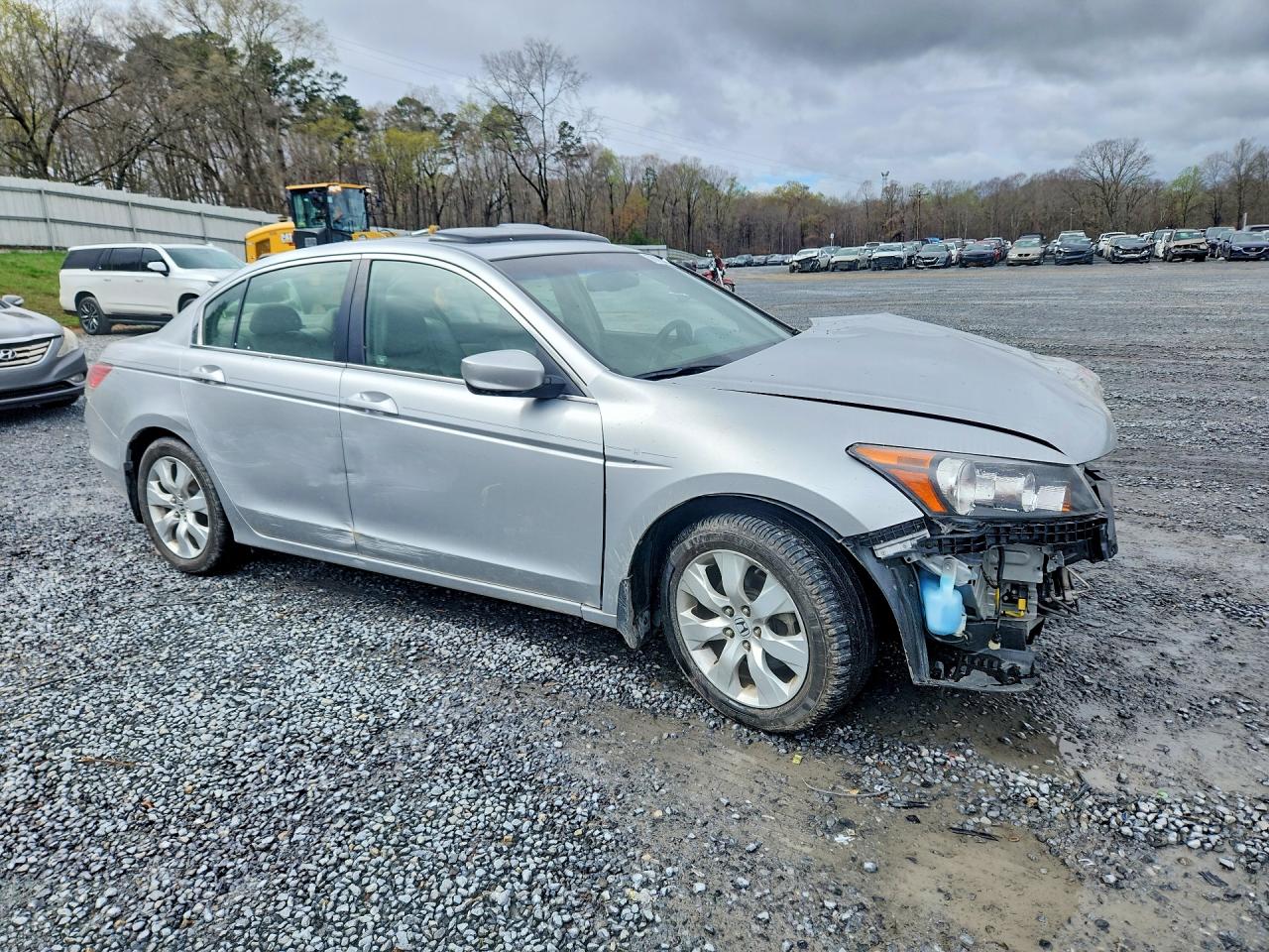 2008 Honda Accord Exl Silver vin: JHMCP26848C007222