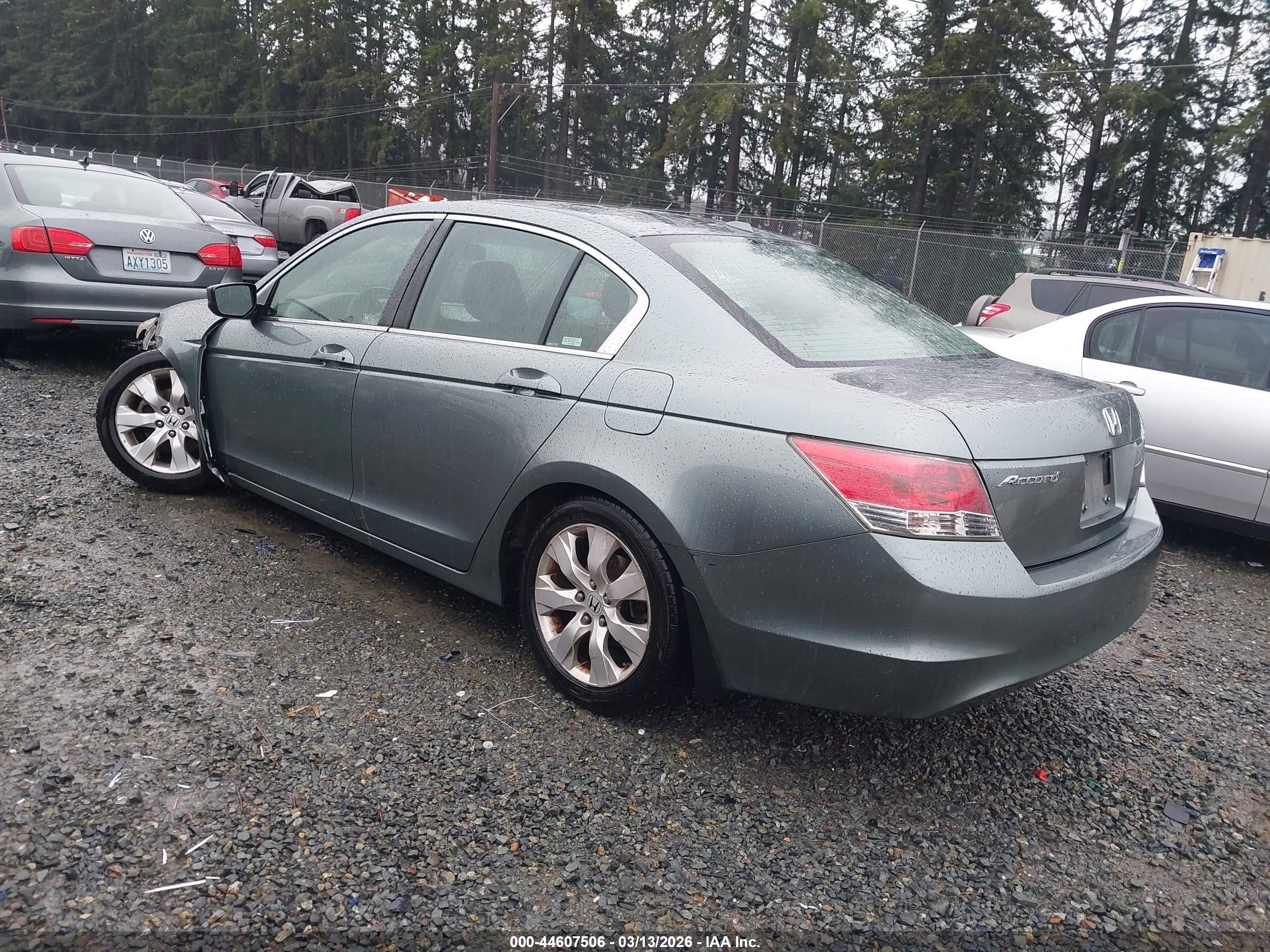 2008 Honda Accord 2.4 Ex-l Зеленый vin: JHMCP26848C014655