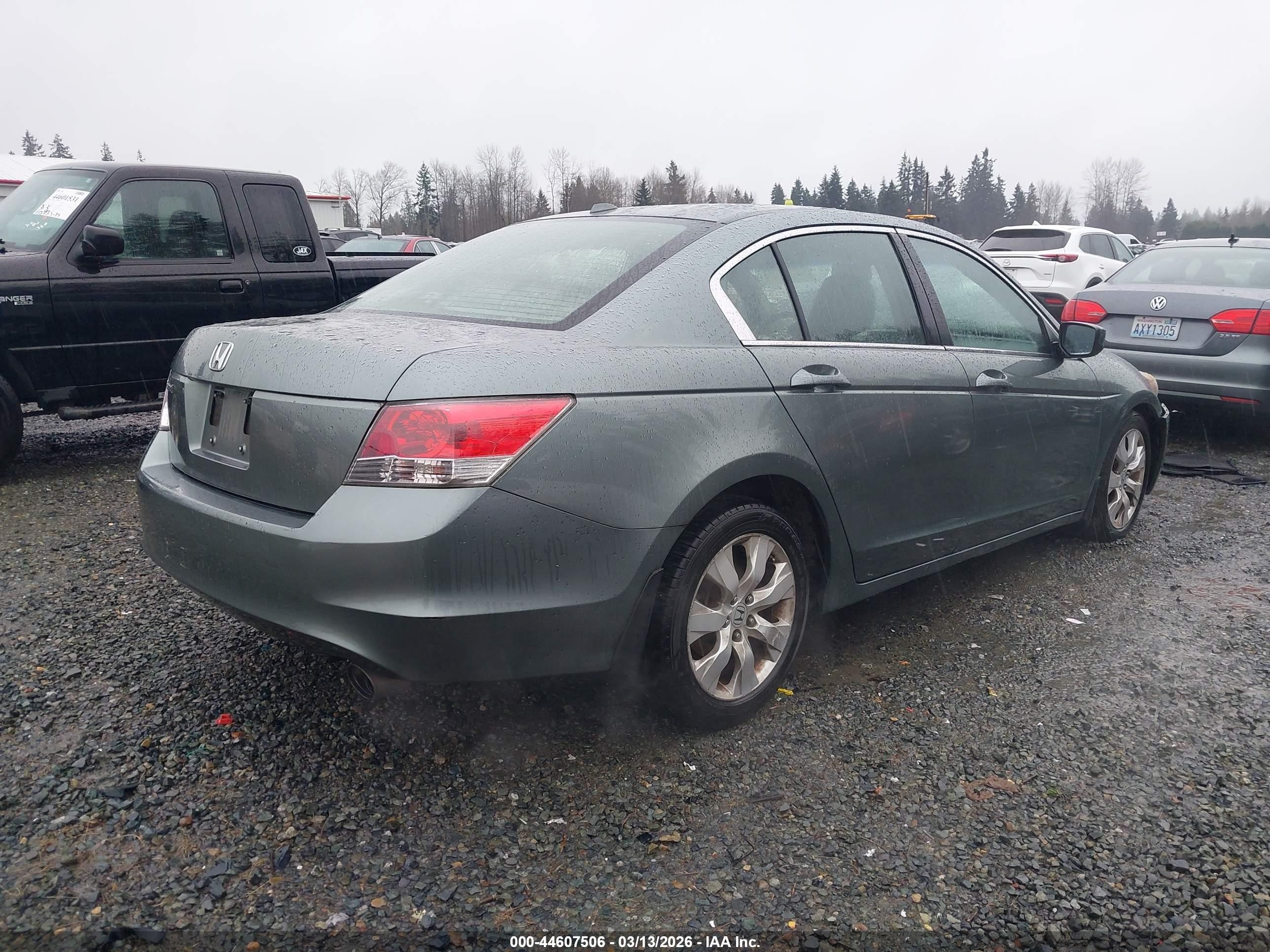 2008 Honda Accord 2.4 Ex-l Зеленый vin: JHMCP26848C014655