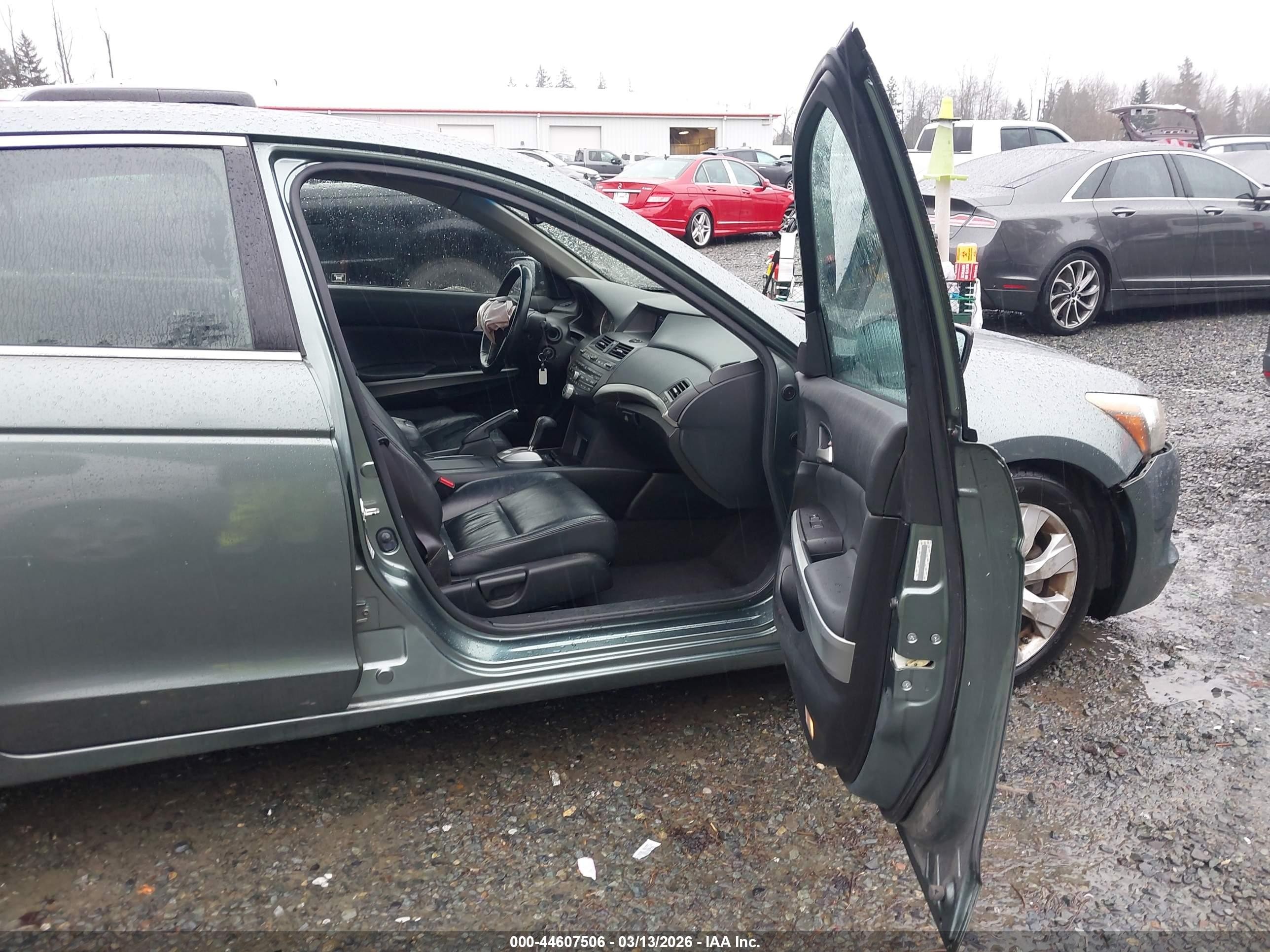 2008 Honda Accord 2.4 Ex-l Зеленый vin: JHMCP26848C014655