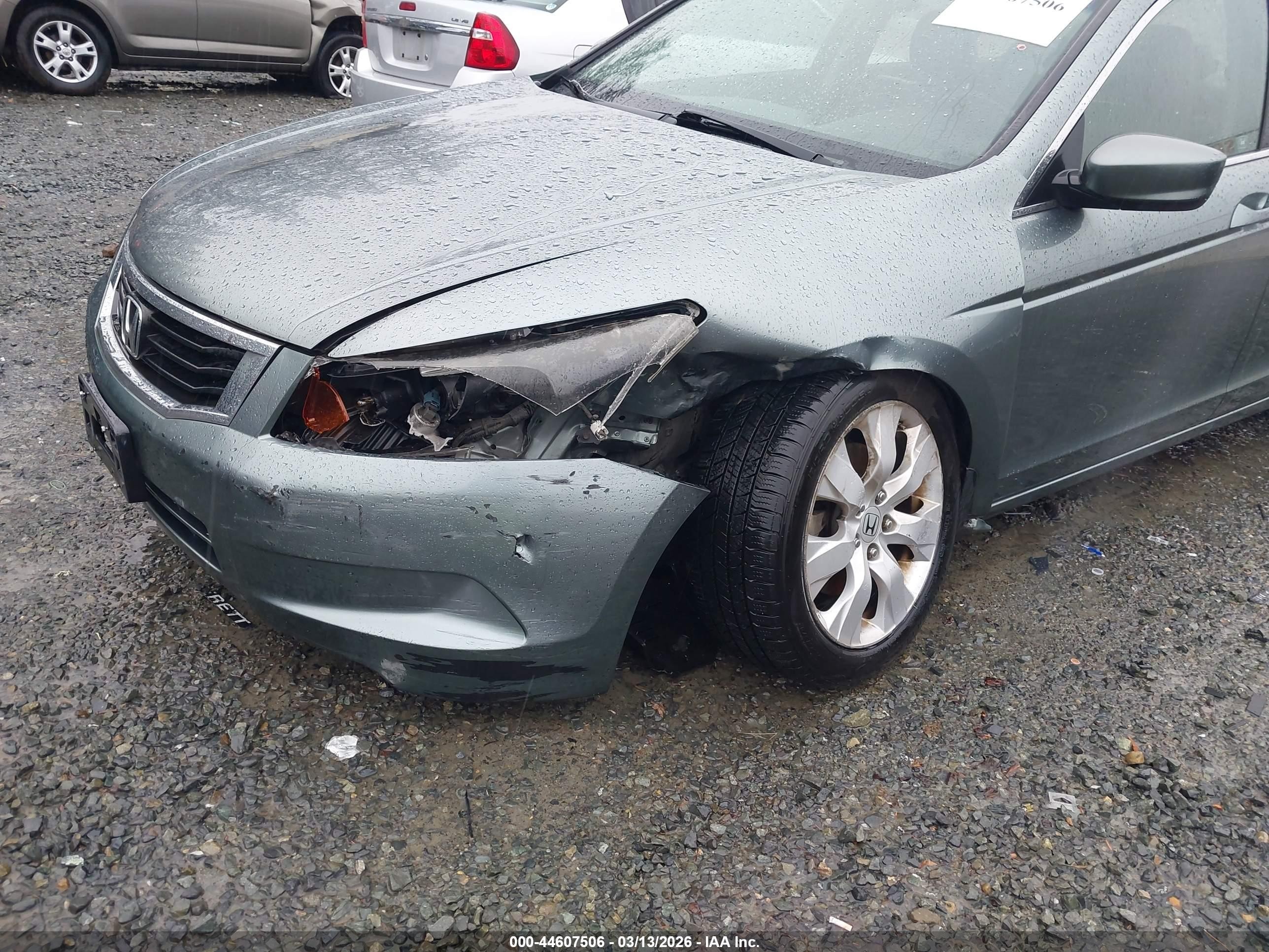 2008 Honda Accord 2.4 Ex-l Зеленый vin: JHMCP26848C014655