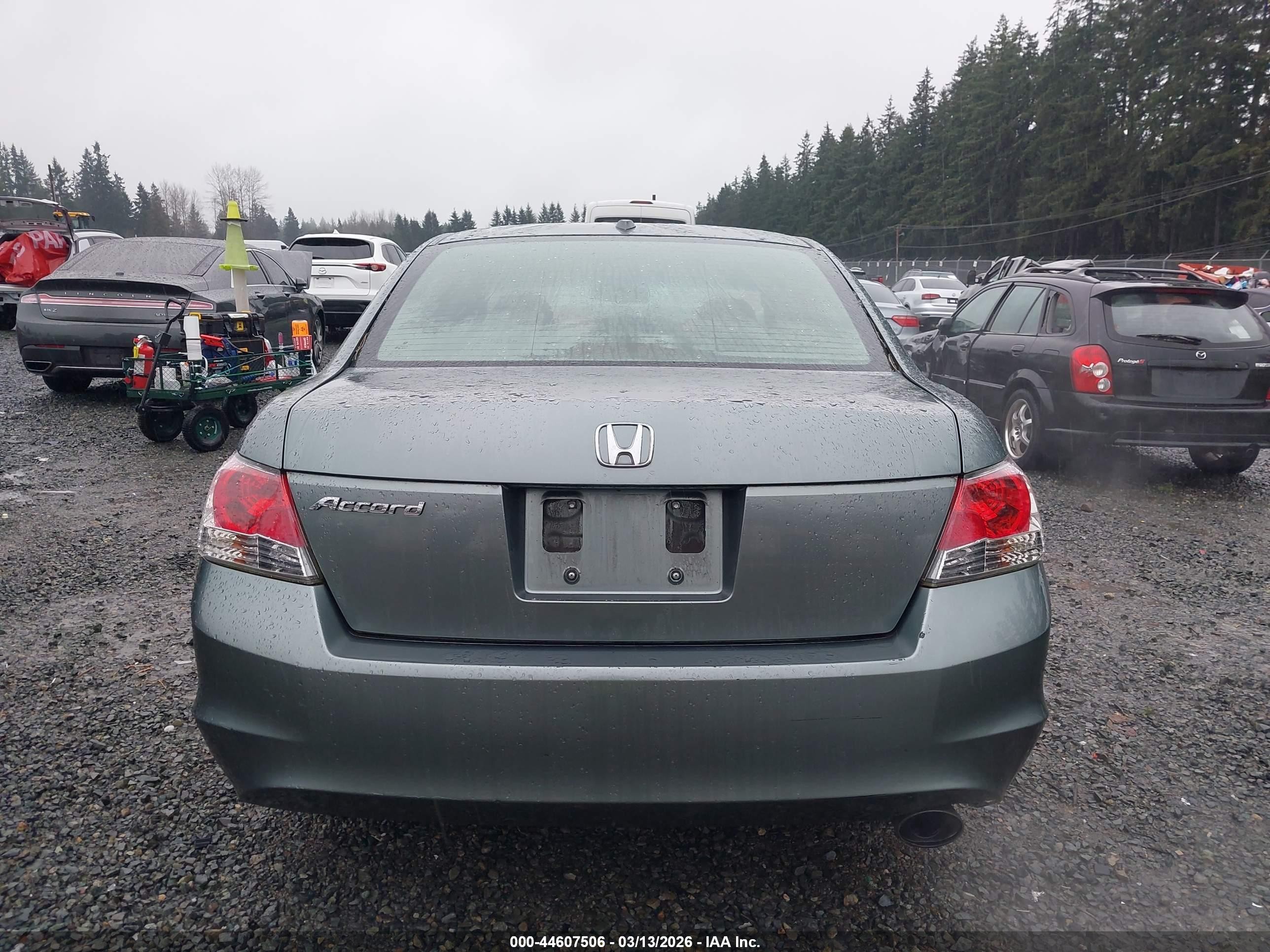 2008 Honda Accord 2.4 Ex-l Зеленый vin: JHMCP26848C014655
