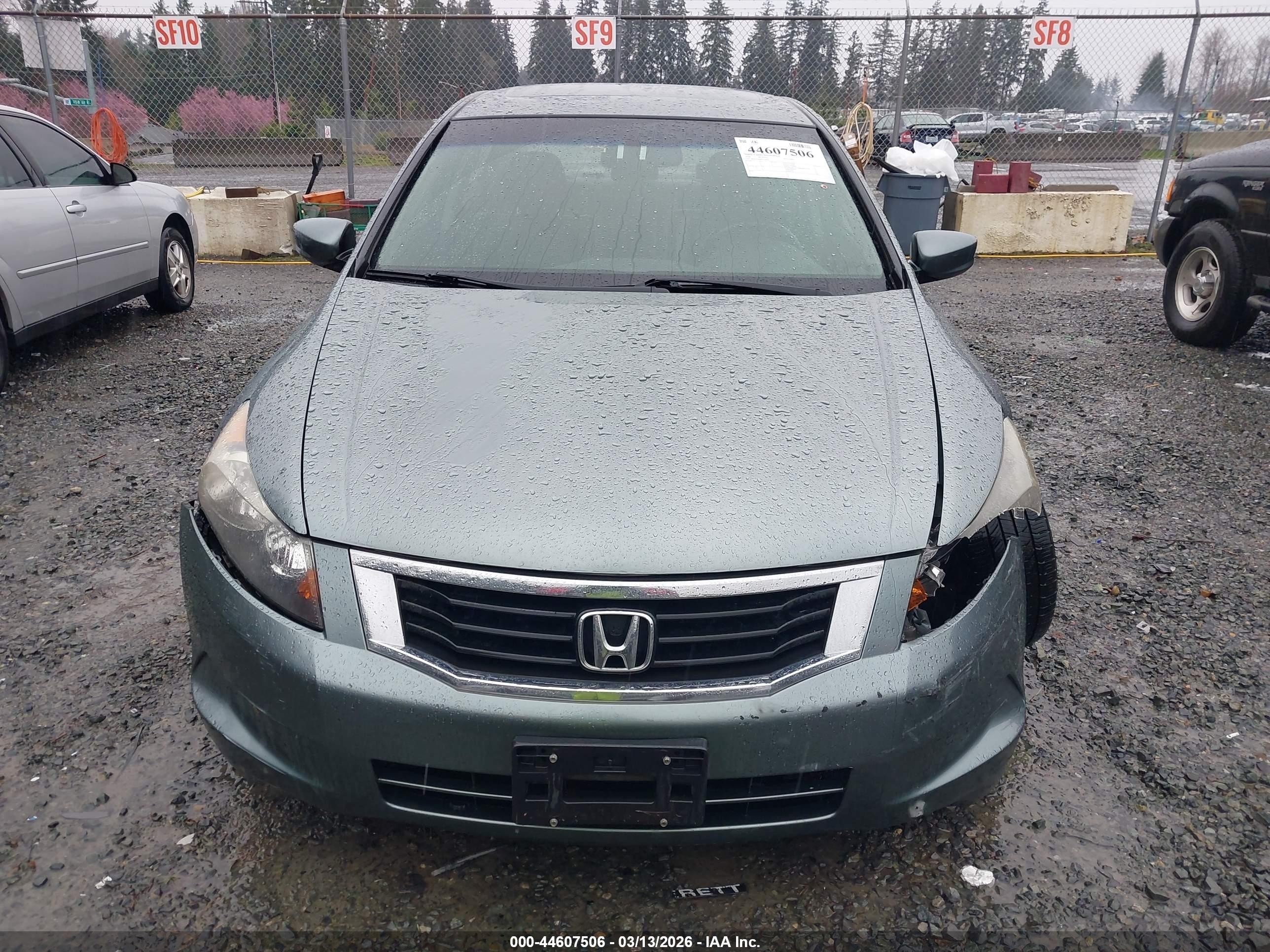 2008 Honda Accord 2.4 Ex-l Зеленый vin: JHMCP26848C014655