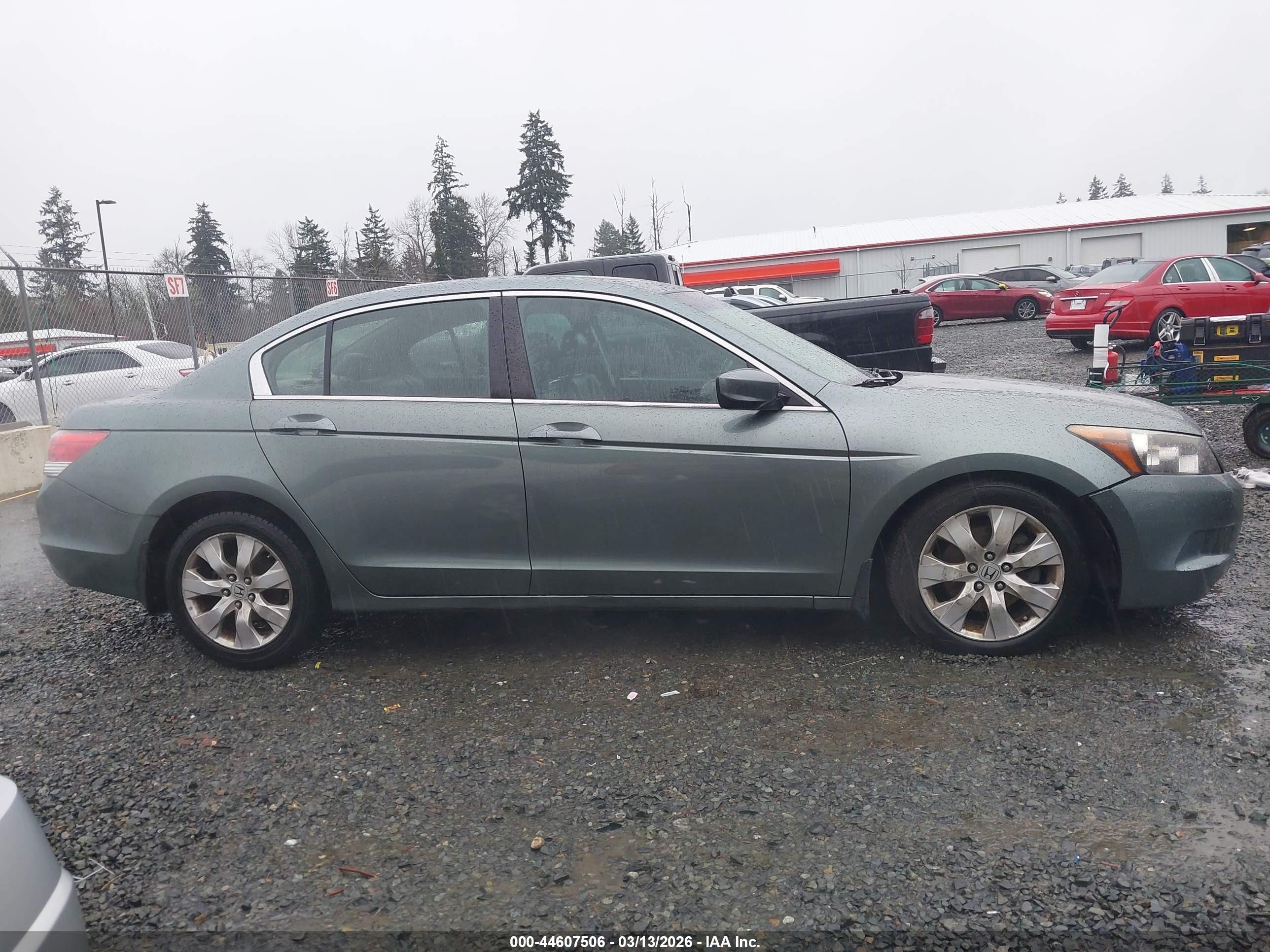 2008 Honda Accord 2.4 Ex-l Зеленый vin: JHMCP26848C014655