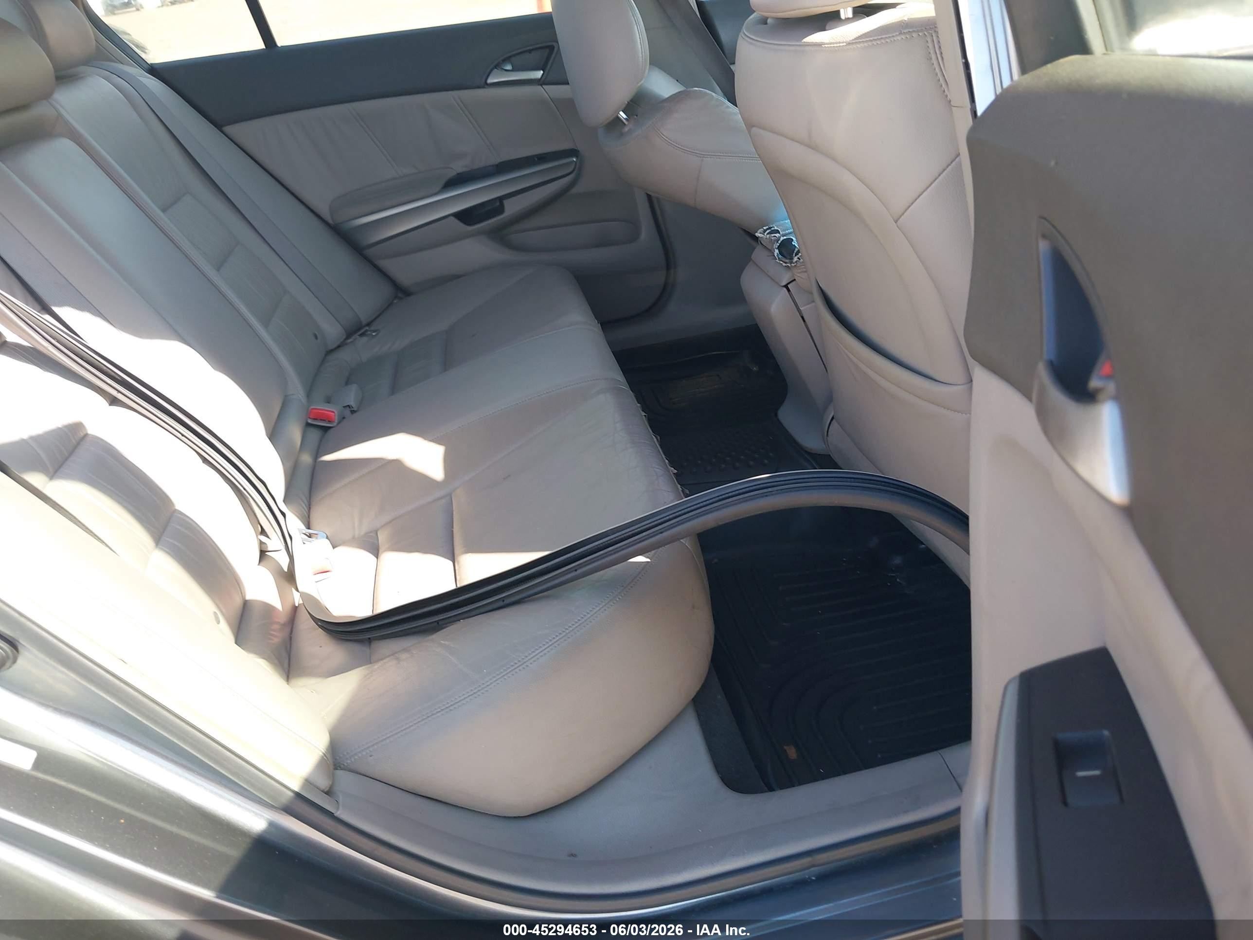 2008 Honda Accord 2.4 Ex-l Gray vin: JHMCP26848C020259