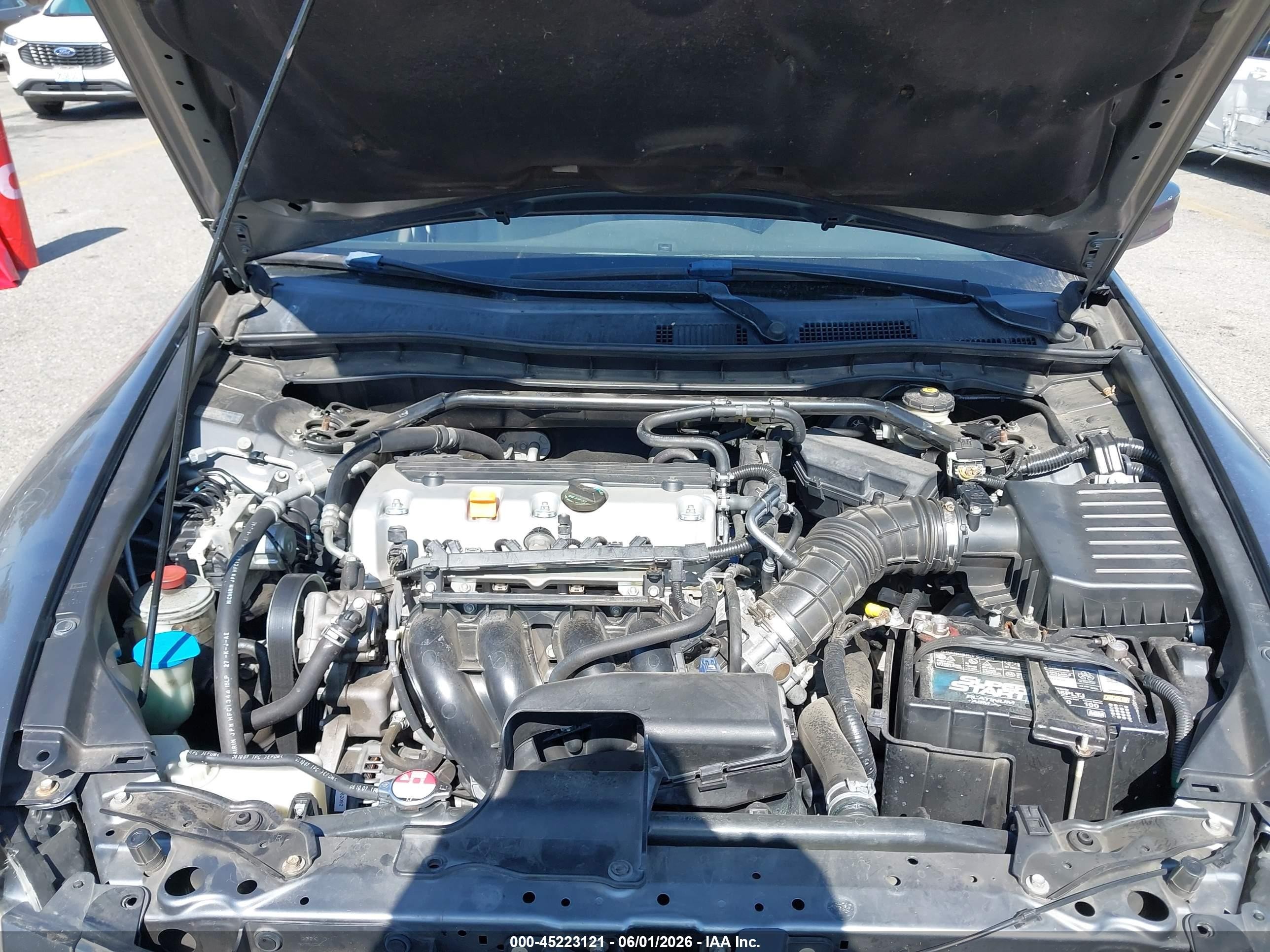 2008 Honda Accord 2.4 Ex-l Gray vin: JHMCP26848C040804