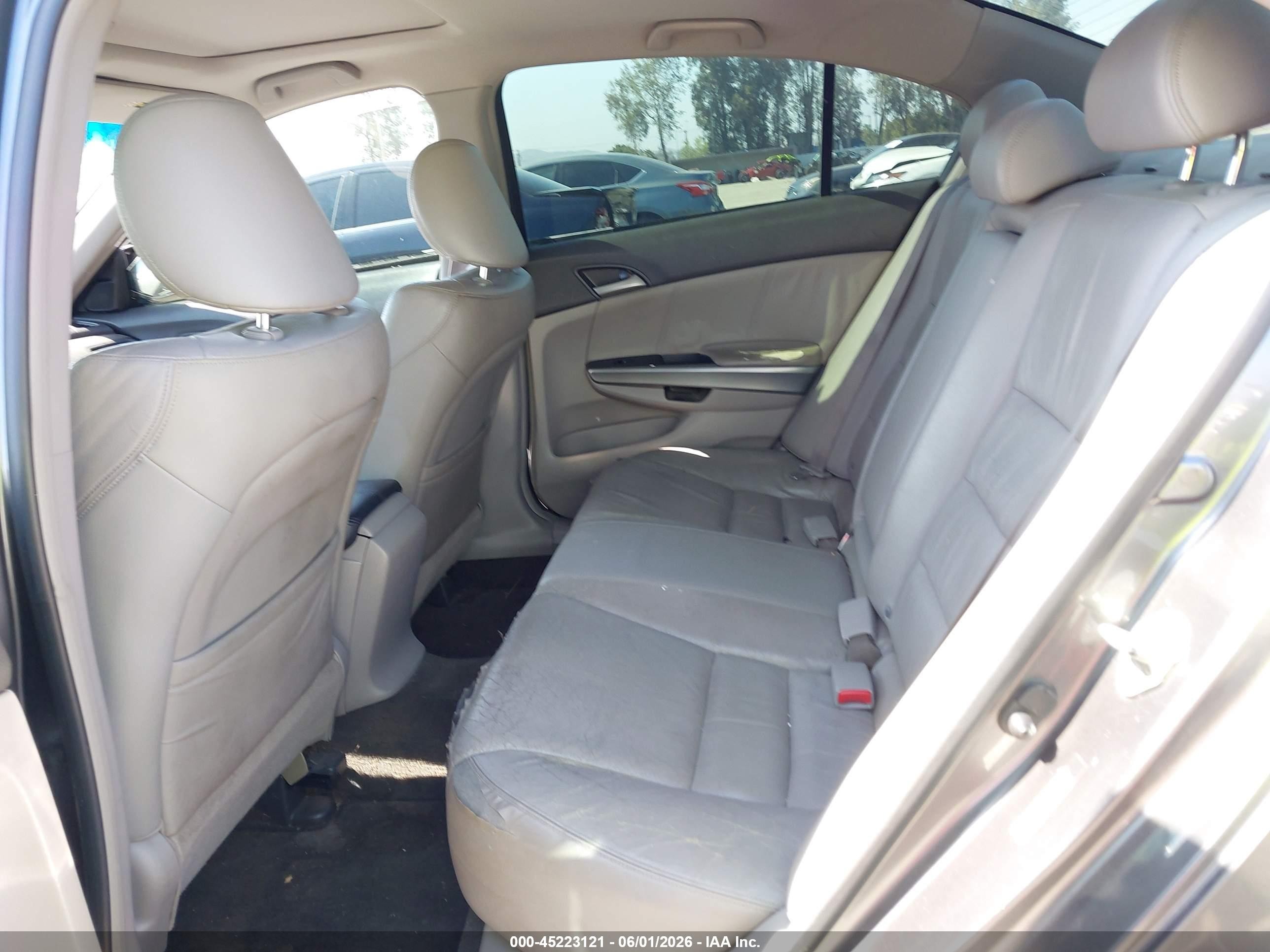 2008 Honda Accord 2.4 Ex-l Gray vin: JHMCP26848C040804