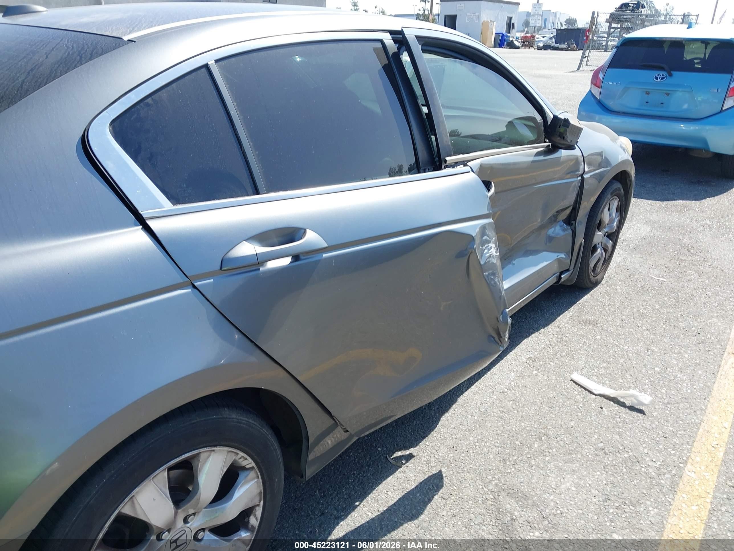 2008 Honda Accord 2.4 Ex-l Gray vin: JHMCP26848C040804