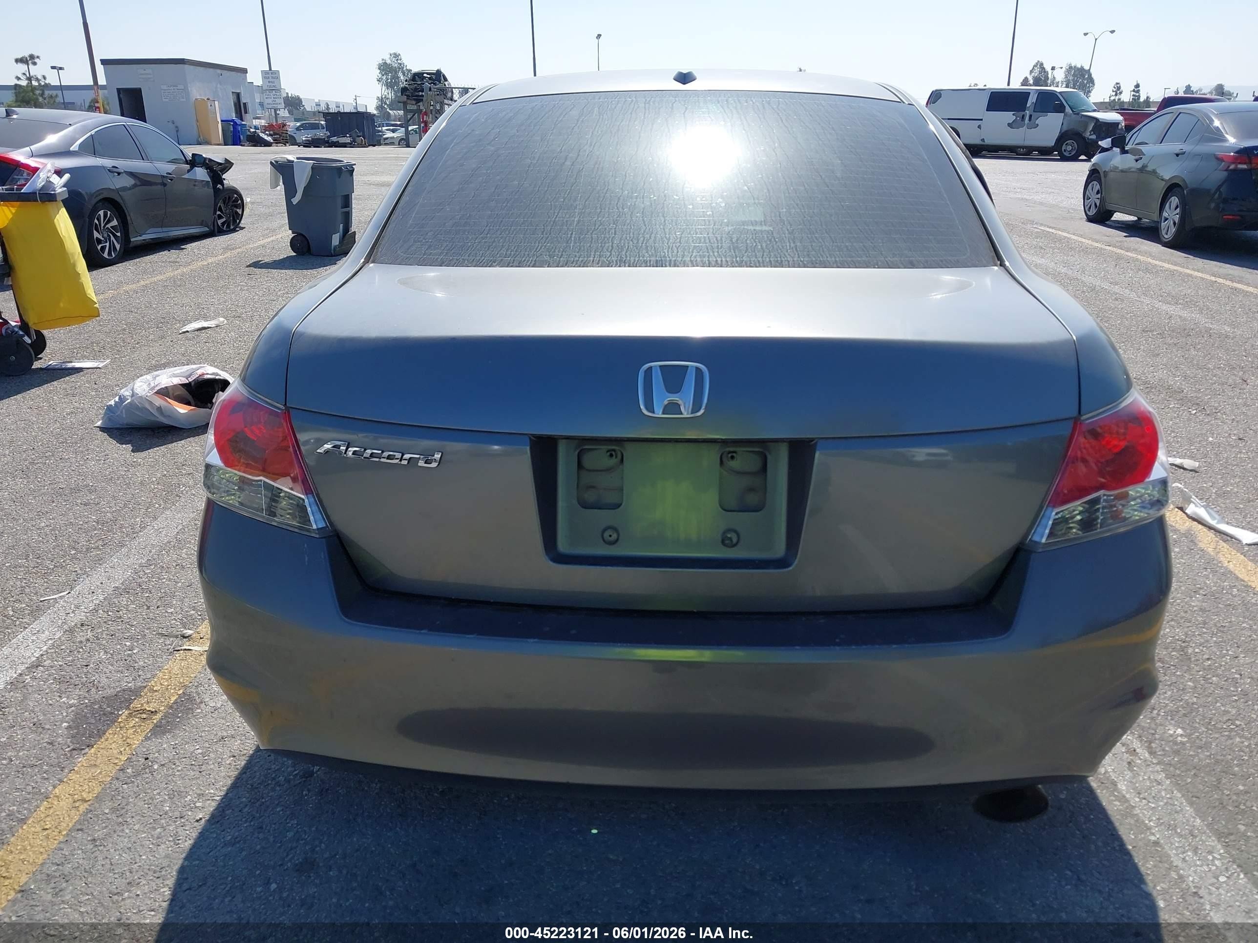 2008 Honda Accord 2.4 Ex-l Gray vin: JHMCP26848C040804