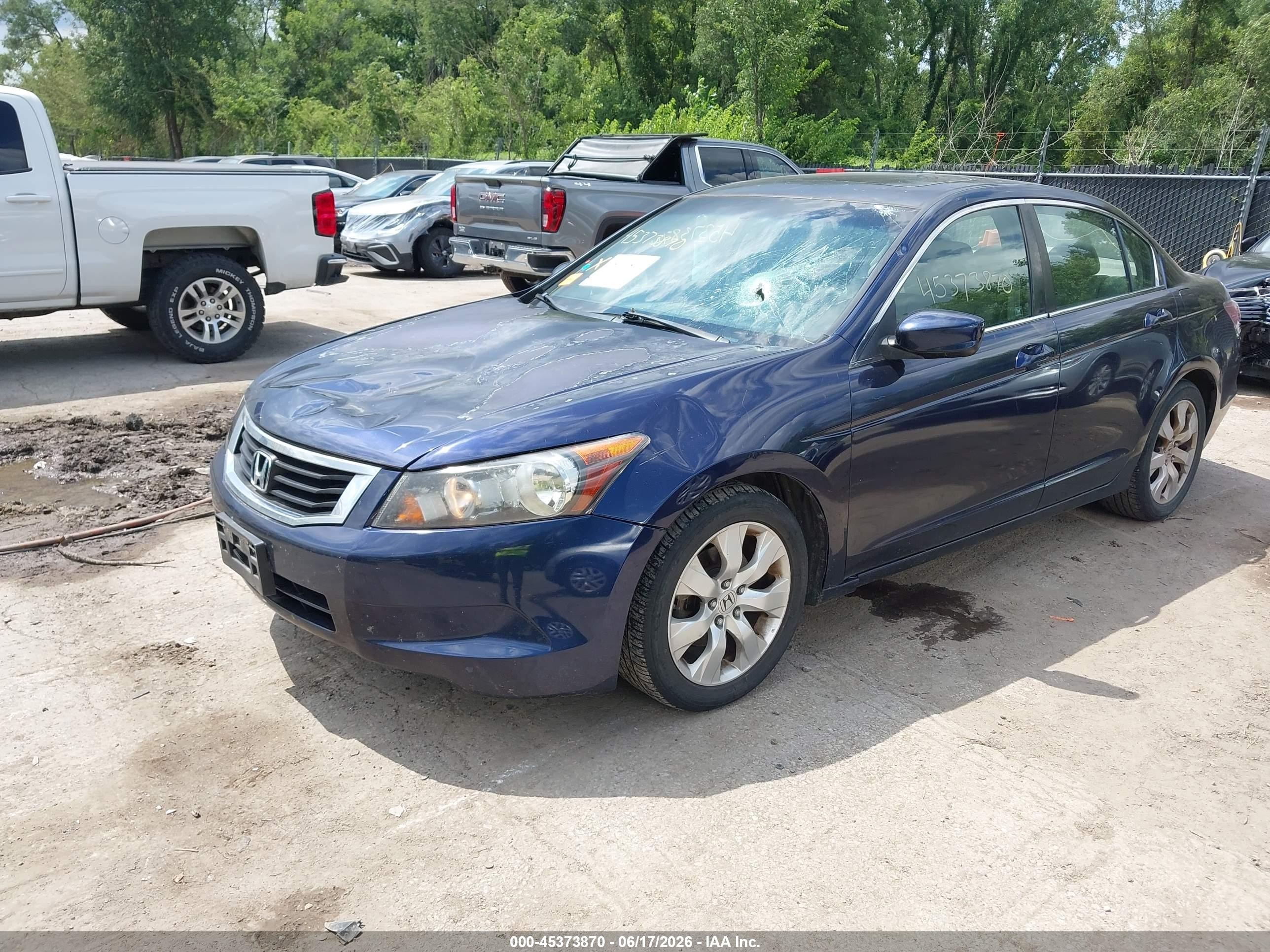 2008 Honda Accord 2.4 Ex-l Dark Blue vin: JHMCP26848C041841