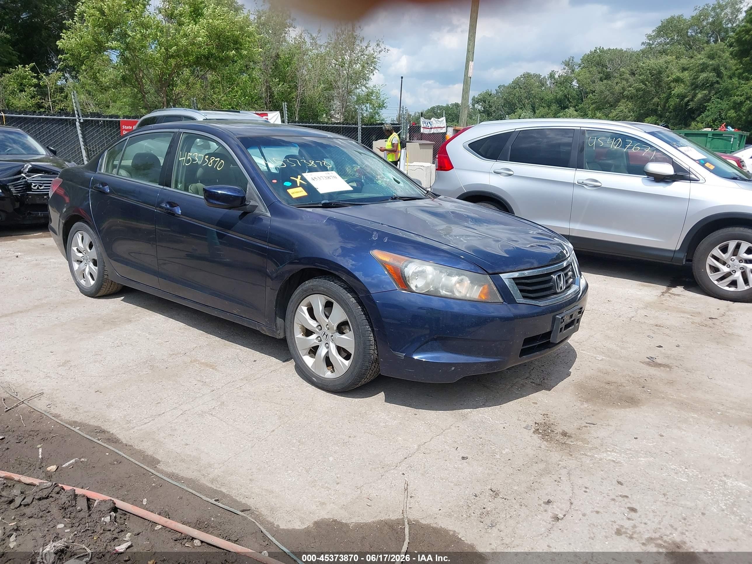 2008 Honda Accord 2.4 Ex-l Dark Blue vin: JHMCP26848C041841
