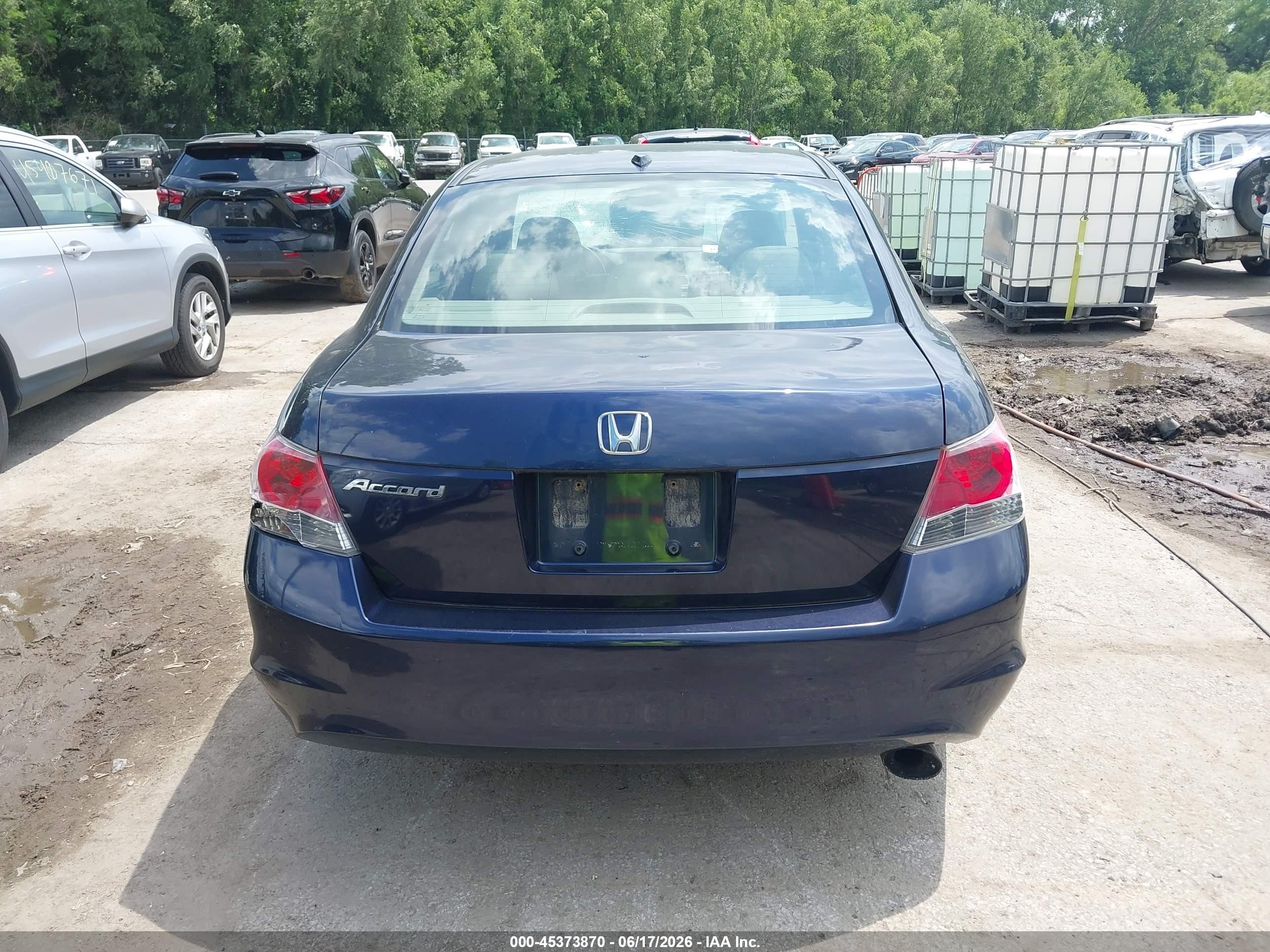 2008 Honda Accord 2.4 Ex-l Dark Blue vin: JHMCP26848C041841