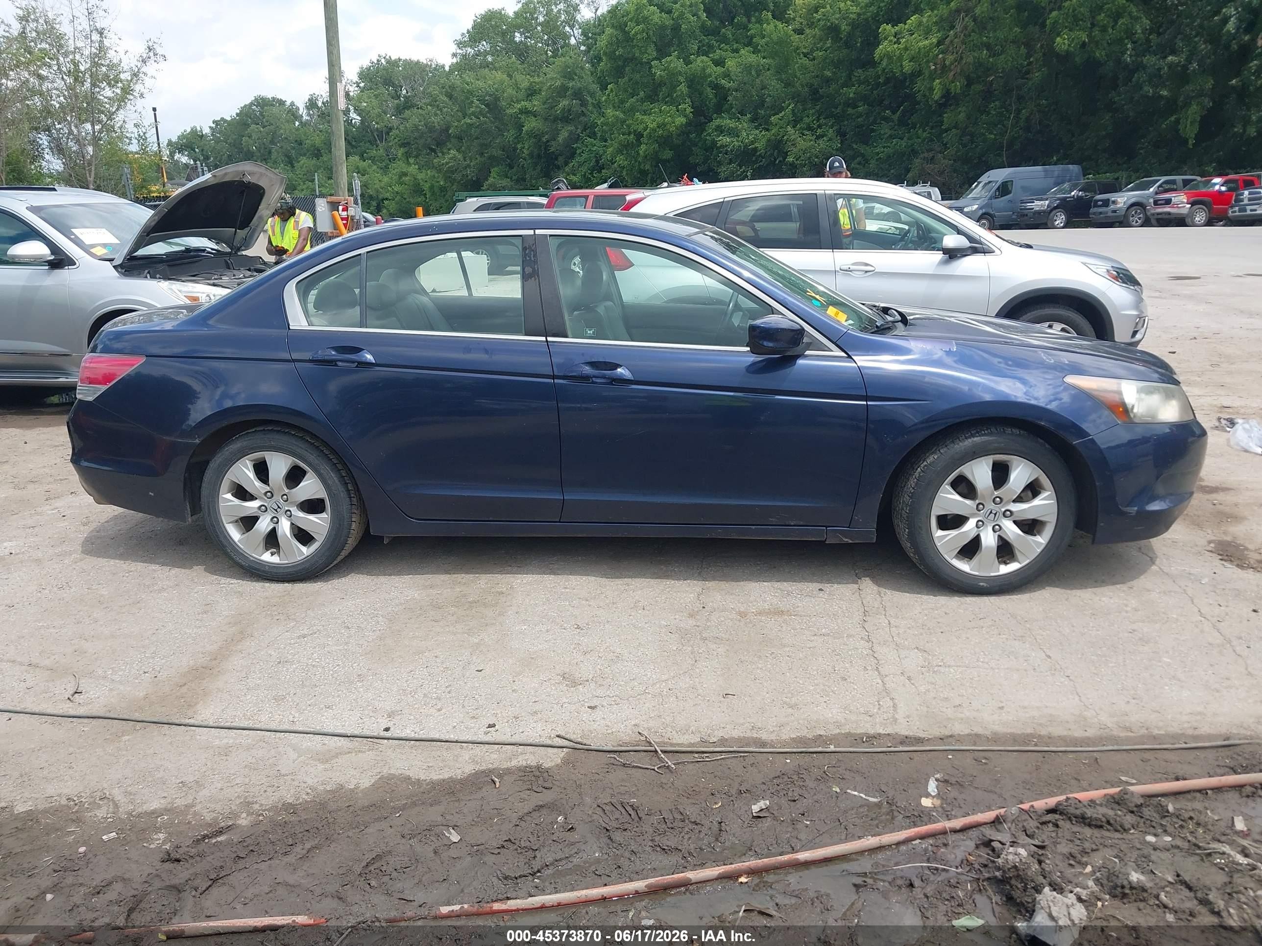 2008 Honda Accord 2.4 Ex-l Dark Blue vin: JHMCP26848C041841