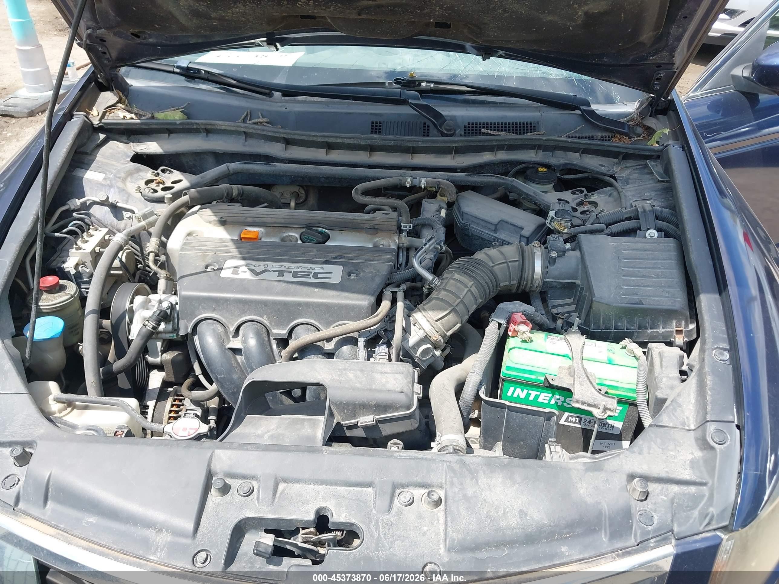 2008 Honda Accord 2.4 Ex-l Dark Blue vin: JHMCP26848C041841